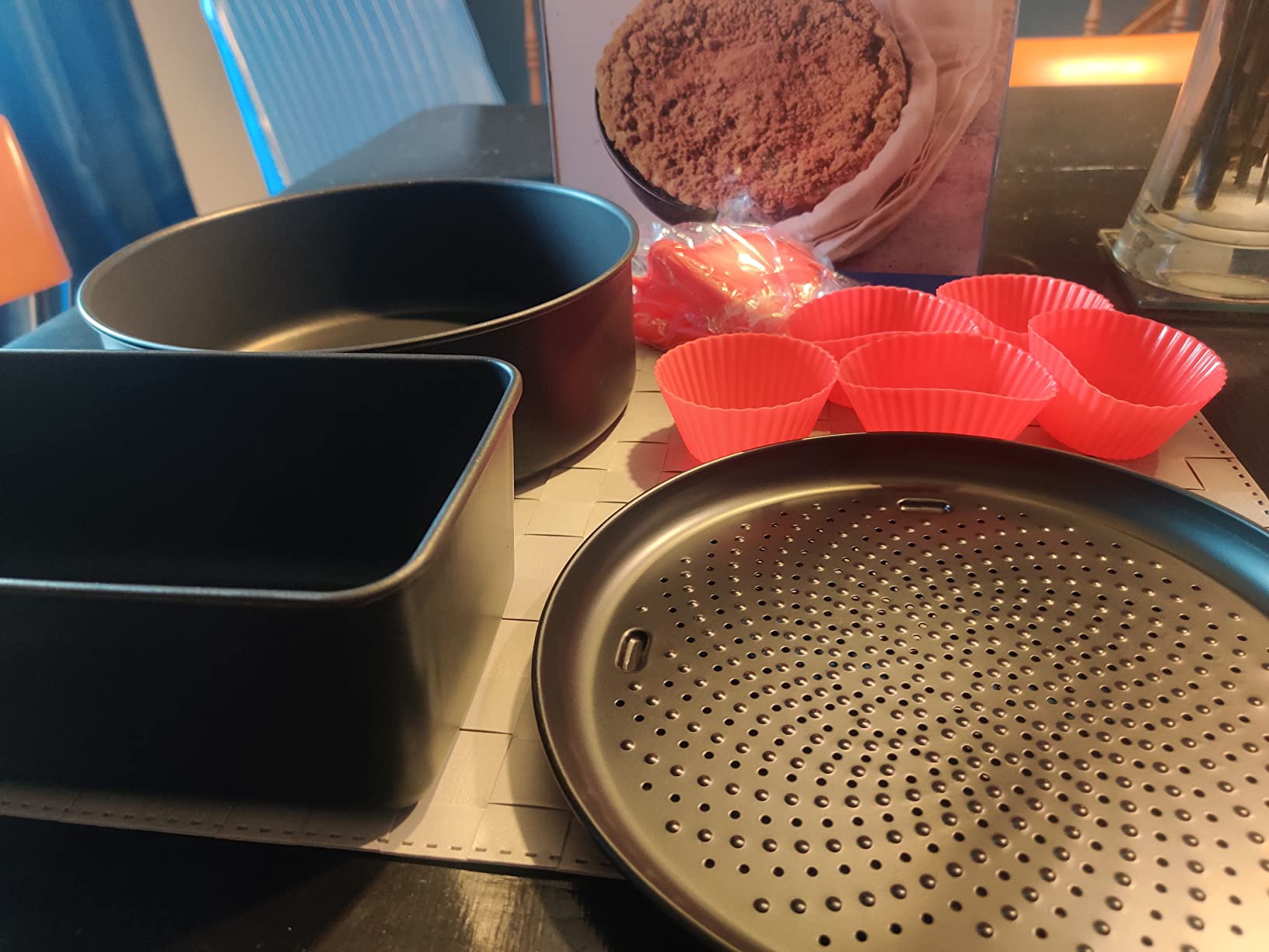 Baking Set for Ninja Foodi 6.5 Qt, 8 Qt, Ninja Foodi Pressure Cooker + Air Fryer Deluxe Bake Kit, Dishwasher Safe Air Fryer Accessories Set customer photo 2