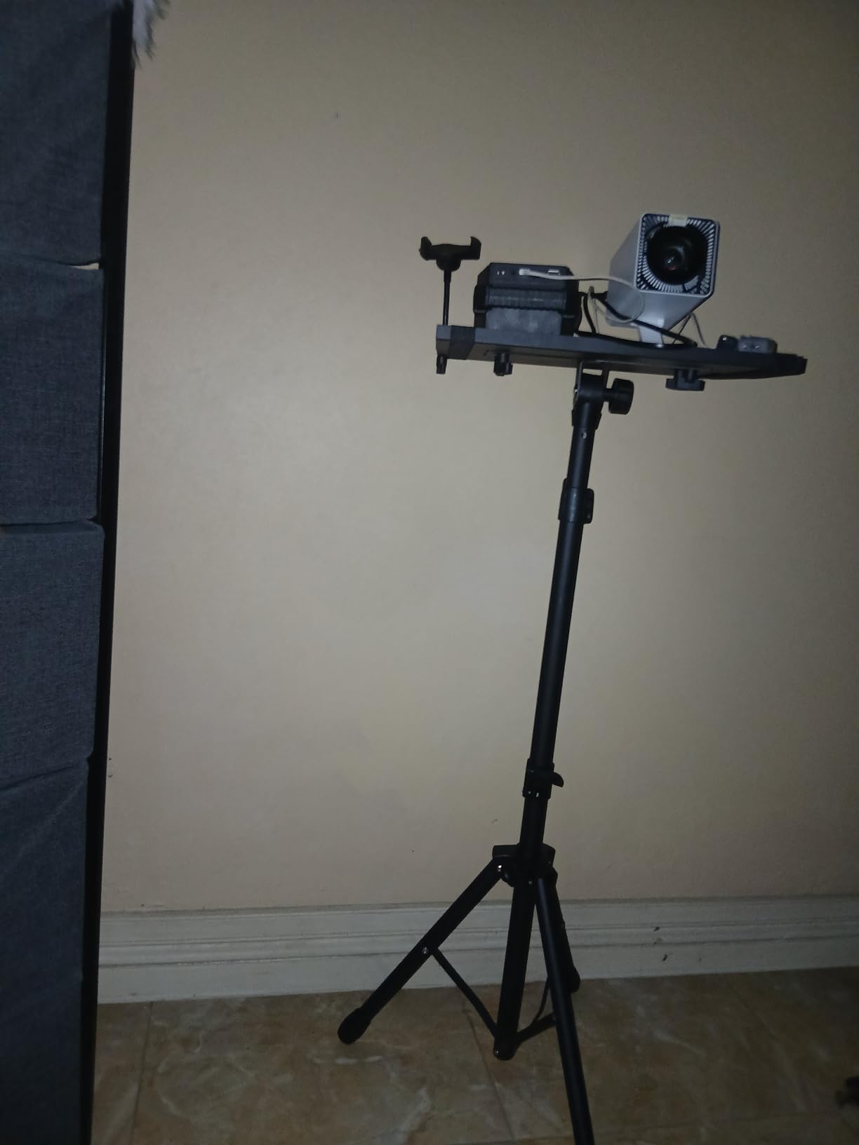 Facilife Projector Stand Tripod - Laptop Tripod Projector Stand Adjustable Height 22 to 47 Inch, Projector Tripod Stand, Tripod for Projector, Projector Stand for Outdoor Movies customer photo 1