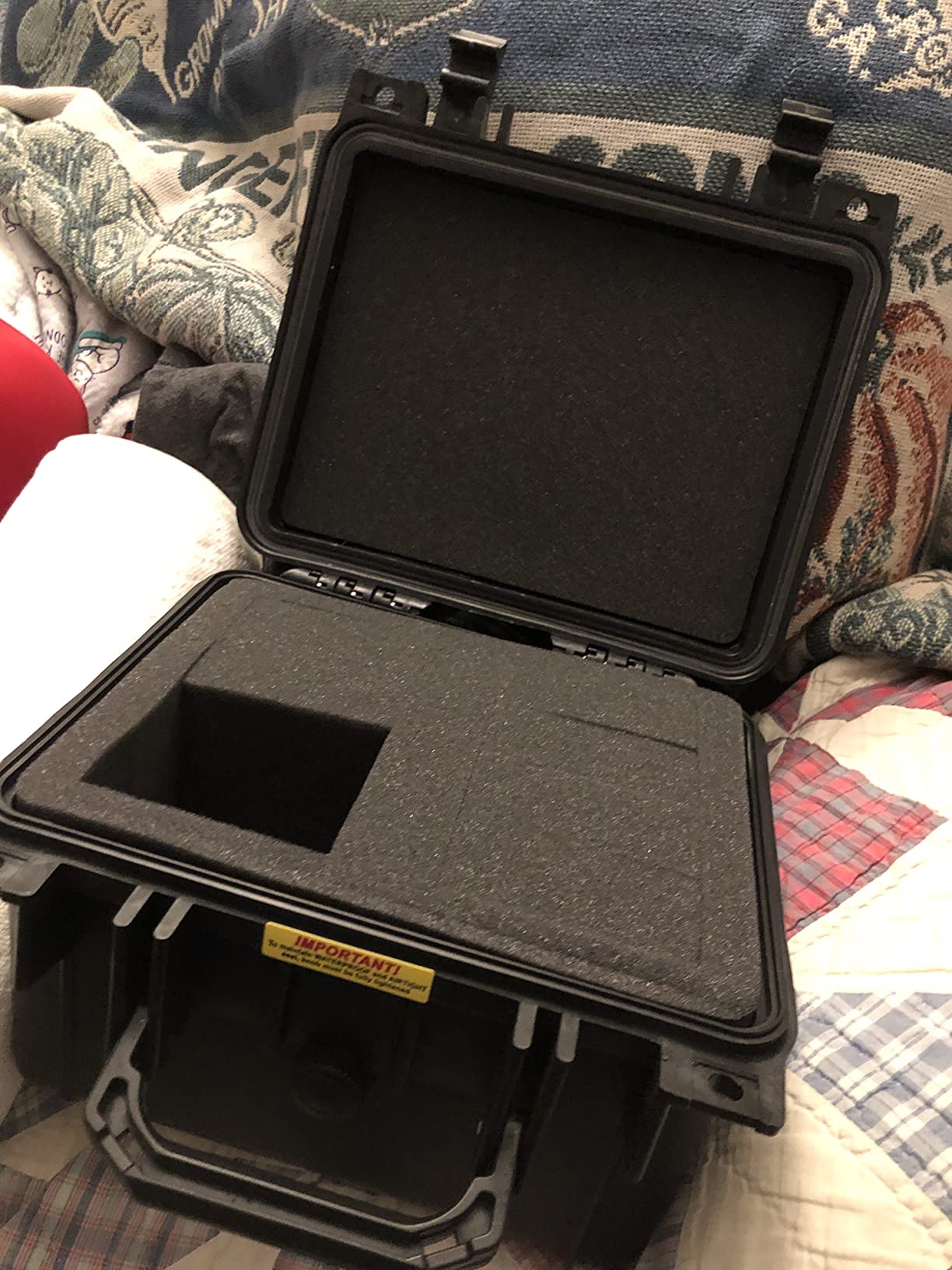 CASEMATIX Graded Card Case Fits 40 BGS PSA Slab Sleeves Graded Sports Trading Cards or 150 Top Loader Cards, IPX7 Waterproof Graded Sports Card Case and Trading Card Box With Dividers customer photo 2