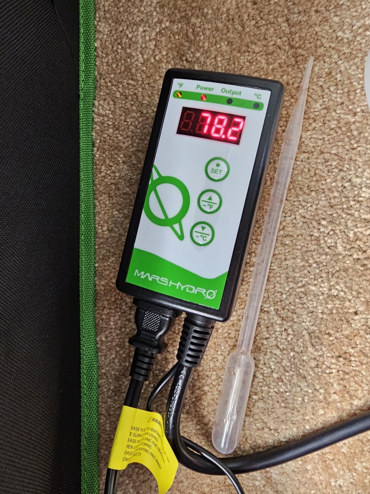 MARS HYDRO 10''x 20.75'' Seedling Heat Mat with Thermostat Combo Set, Heating Pad for Germination, Indoor Gardening, Greenhouse customer photo 2