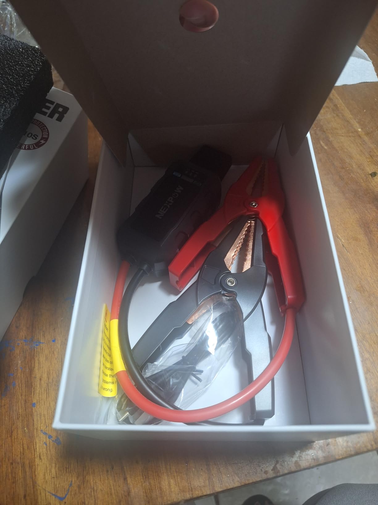 NEXPOW Car Jump Starter 2026 Upgraded Car Battery Jump Starter Pack | 3000A Peak for Up to 9.0L Gas and 7.0L Diesel Engine 12V Battery starter Jumper Cable Portable Lithium Jump Box with USB 3.0 customer photo 1