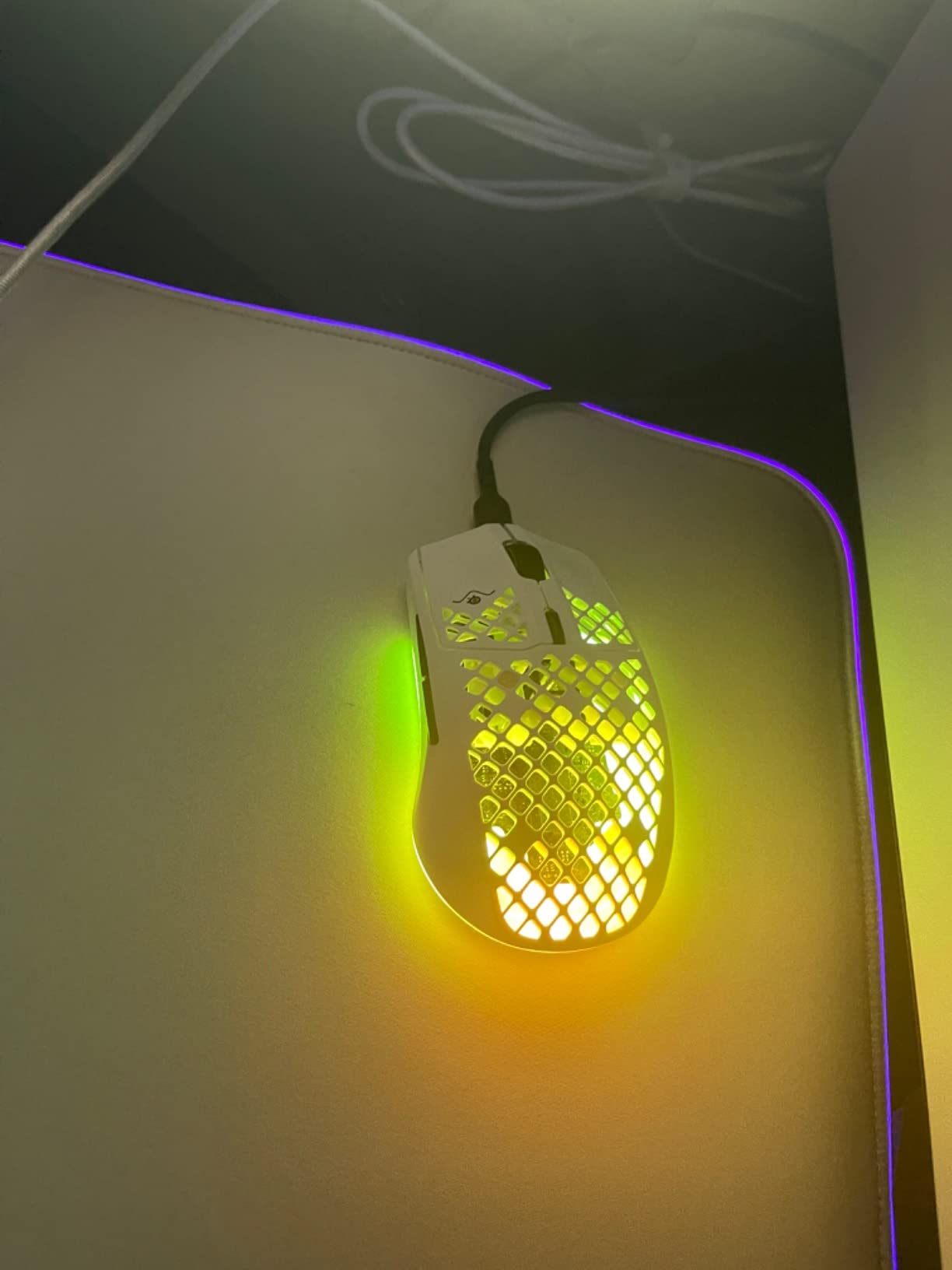 SteelSeries Aerox 3 - Holey RGB Gaming Mouse - Ultra-lightweight Water Resistant Design - 8,500 DPI TrueMove Core Optical Sensor - Onyx customer photo 2