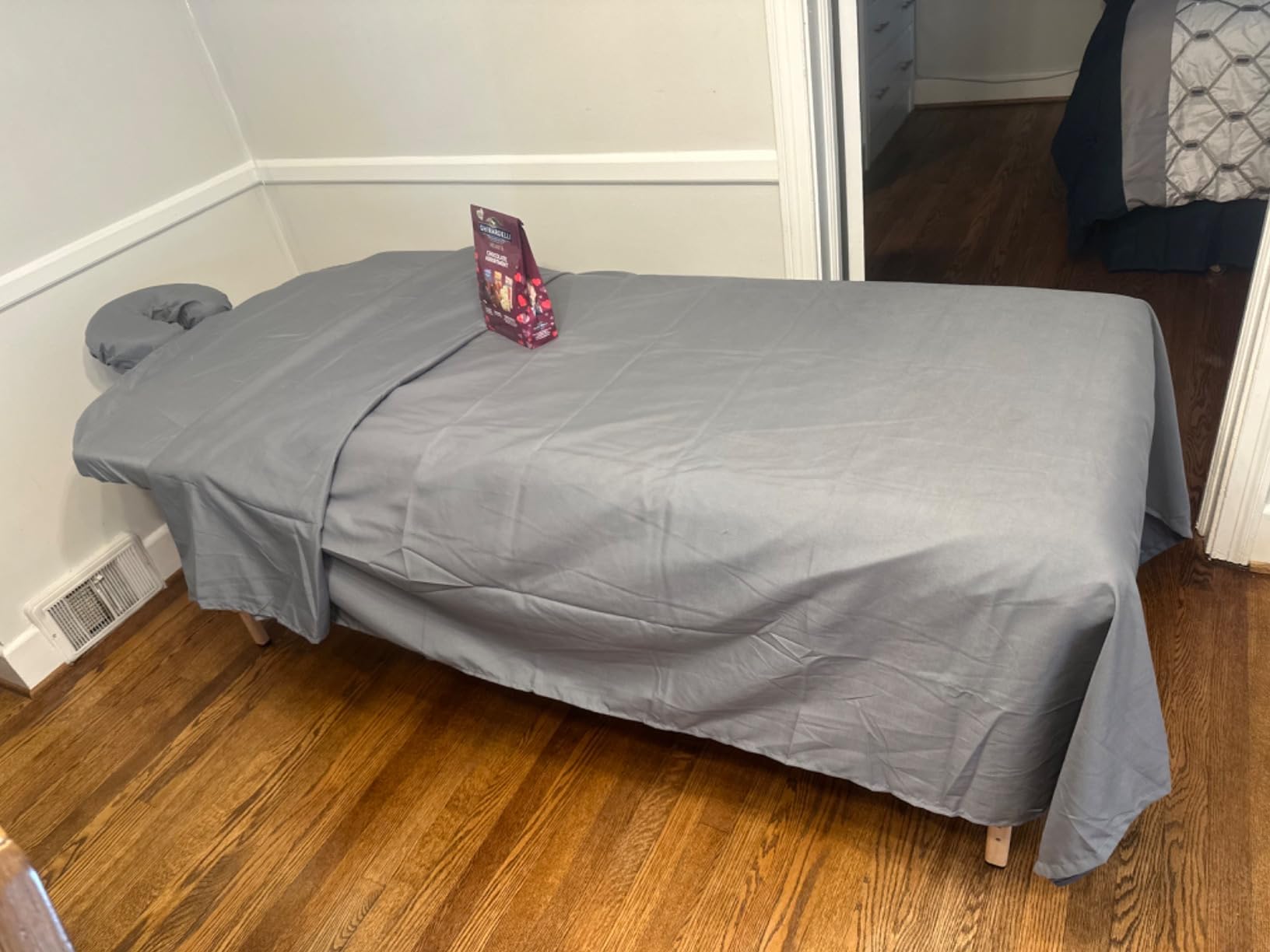 KCC Memory Foam Massage Table Premium Portable Foldable Massage Bed Height Adjustable 84 Inches Long 28 Inches Wide Home Salon Spa Bed Tattoo Table with Accessories and Carrying Case customer photo 1