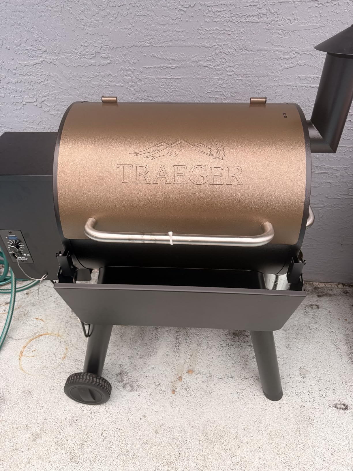 QuliMetal Folding Front Shelf for Traeger Pro 780, Ironwood 885 | Steel Grill Accessory, Compatible with Traeger BAC442 customer photo 1