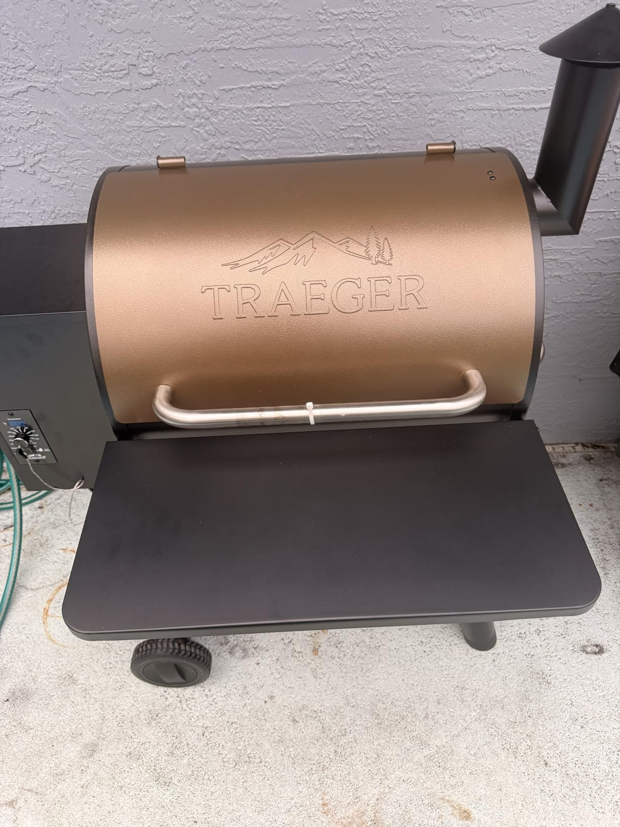 QuliMetal Folding Front Shelf for Traeger Pro 780, Ironwood 885 | Steel Grill Accessory, Compatible with Traeger BAC442 customer photo 2