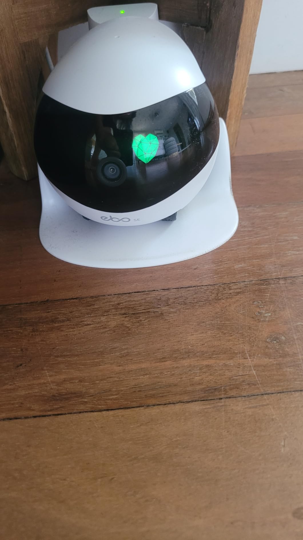 Enabot EBO SE Home Robot Camera: 1080P Mobile FamilyBot Pet Companion | Whole-Home Mobility, Two-Way Talk, Night Vision, Local Storage, Auto-Recharge, Long Distance Gift for Family/Pet customer photo 1