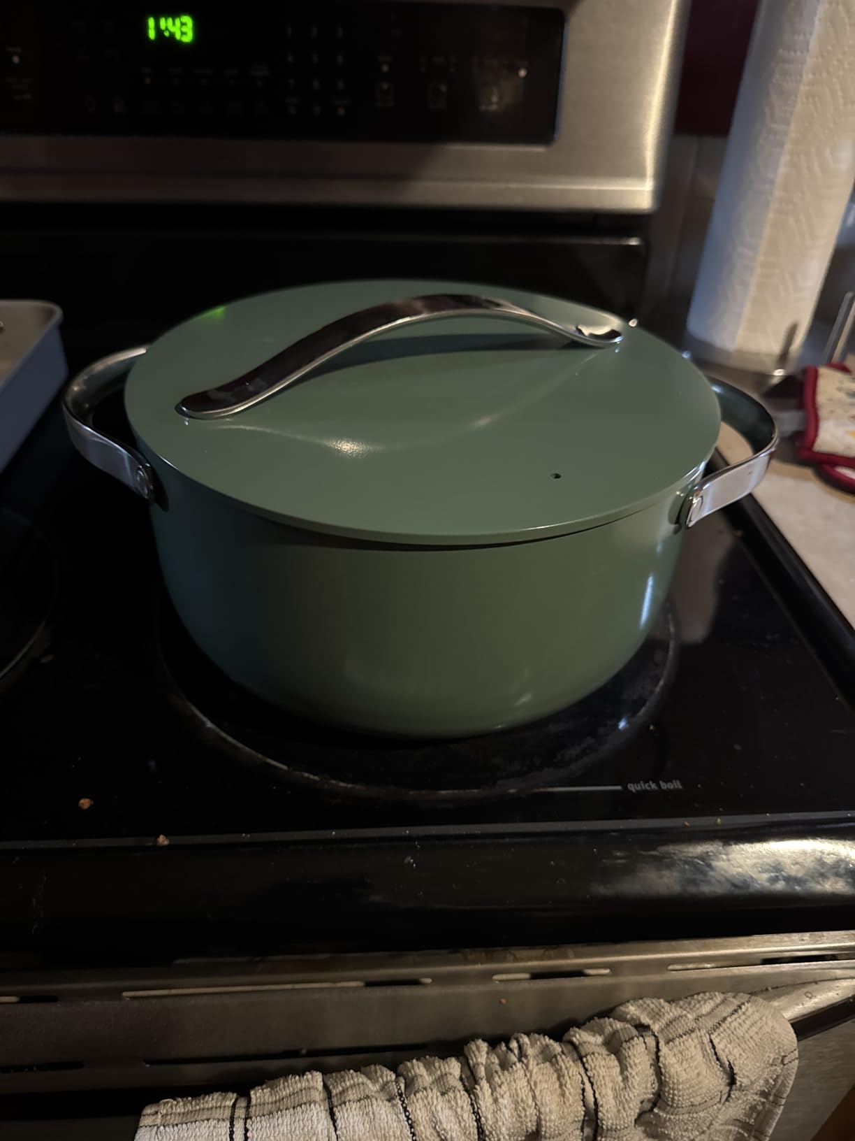 Caraway Nonstick Ceramic Dutch Oven Pot with Lid (6.5 qt, 10.5