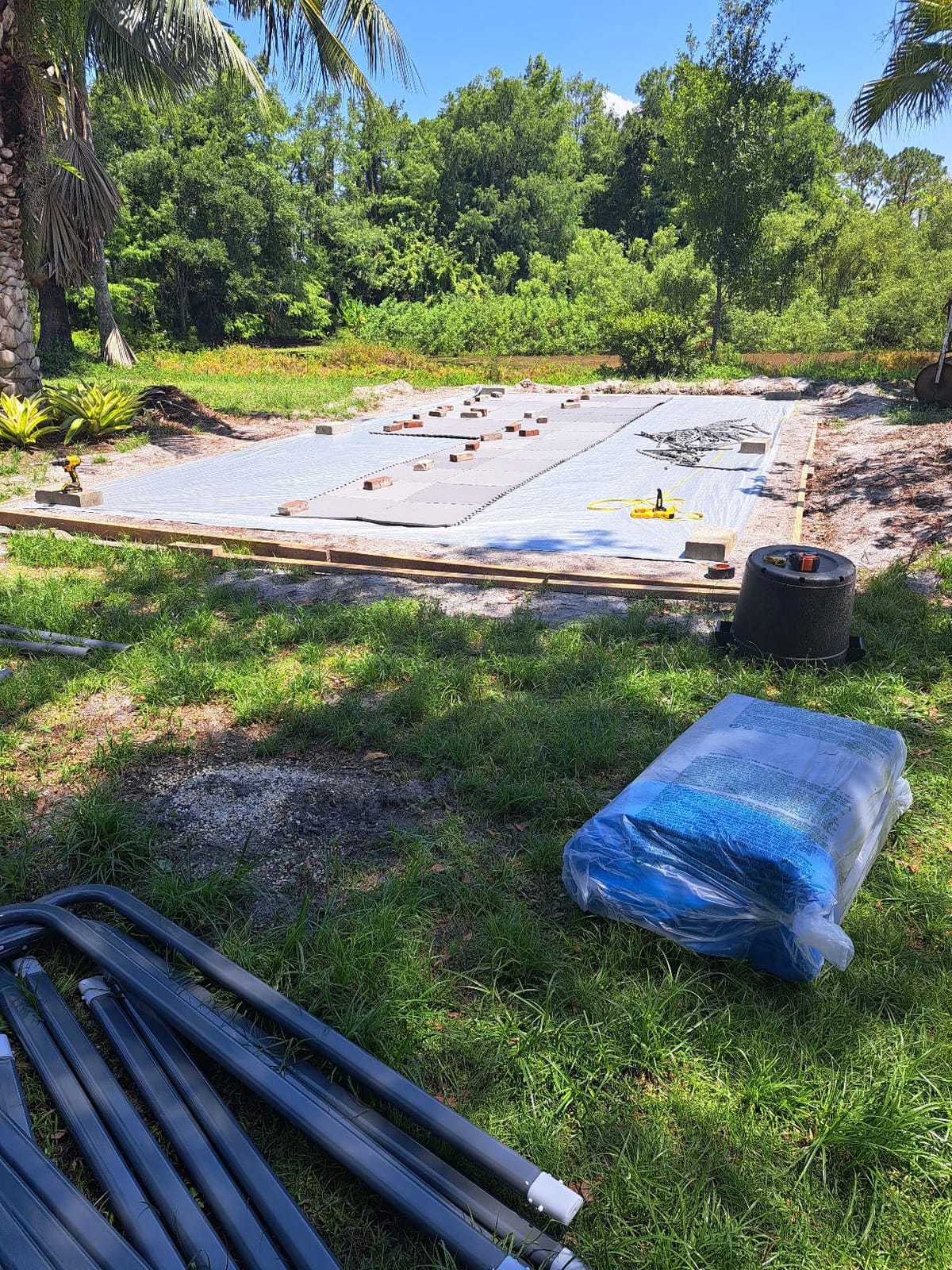 INTEX Ultra XTR 18ft x 9ft x 52in Above Ground Swimming Pool Set Bundle | 26355EH - 1500 GPH Sand Filter Pump, Ladder, Pool Cover & Ground Cloth with Sunshade Canopy Included customer photo 1