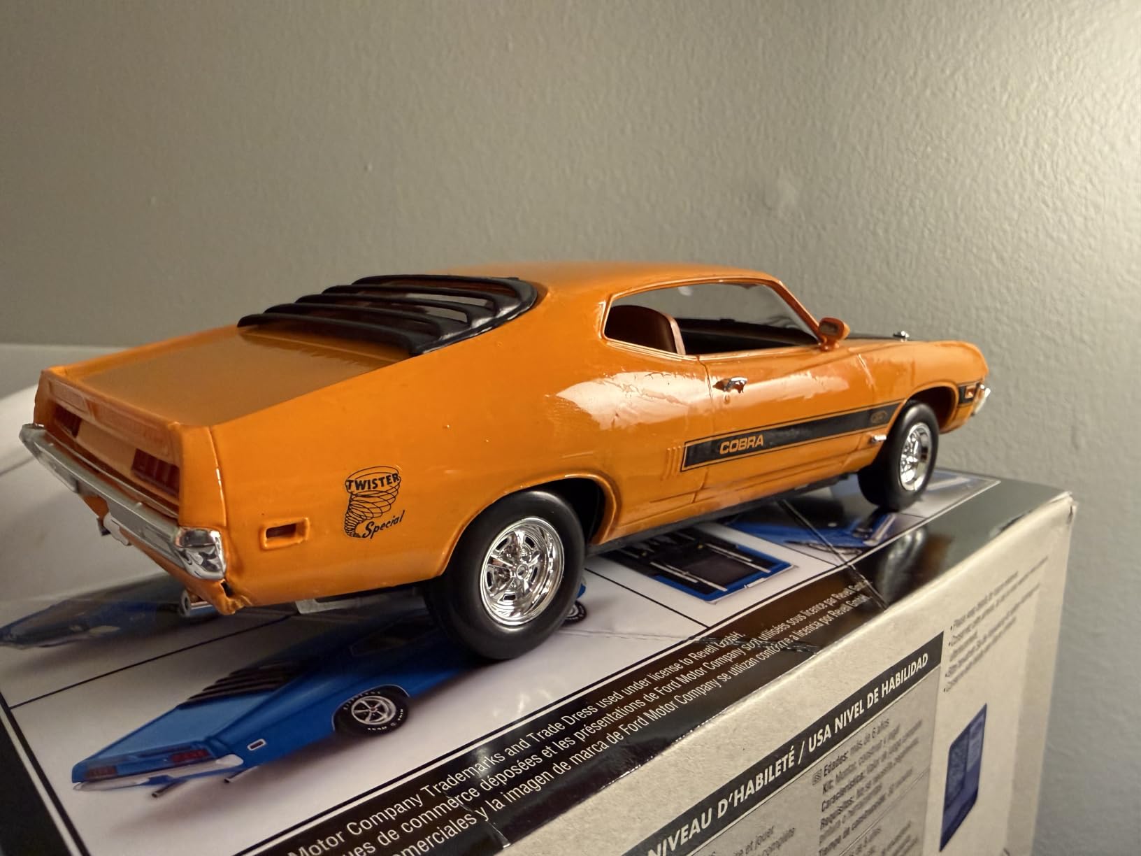 Revell 1970 Ford Torino Cobra Plastic Car Model Building Kit - 1:25 Scale, 128 parts, skill level 5 customer photo 1