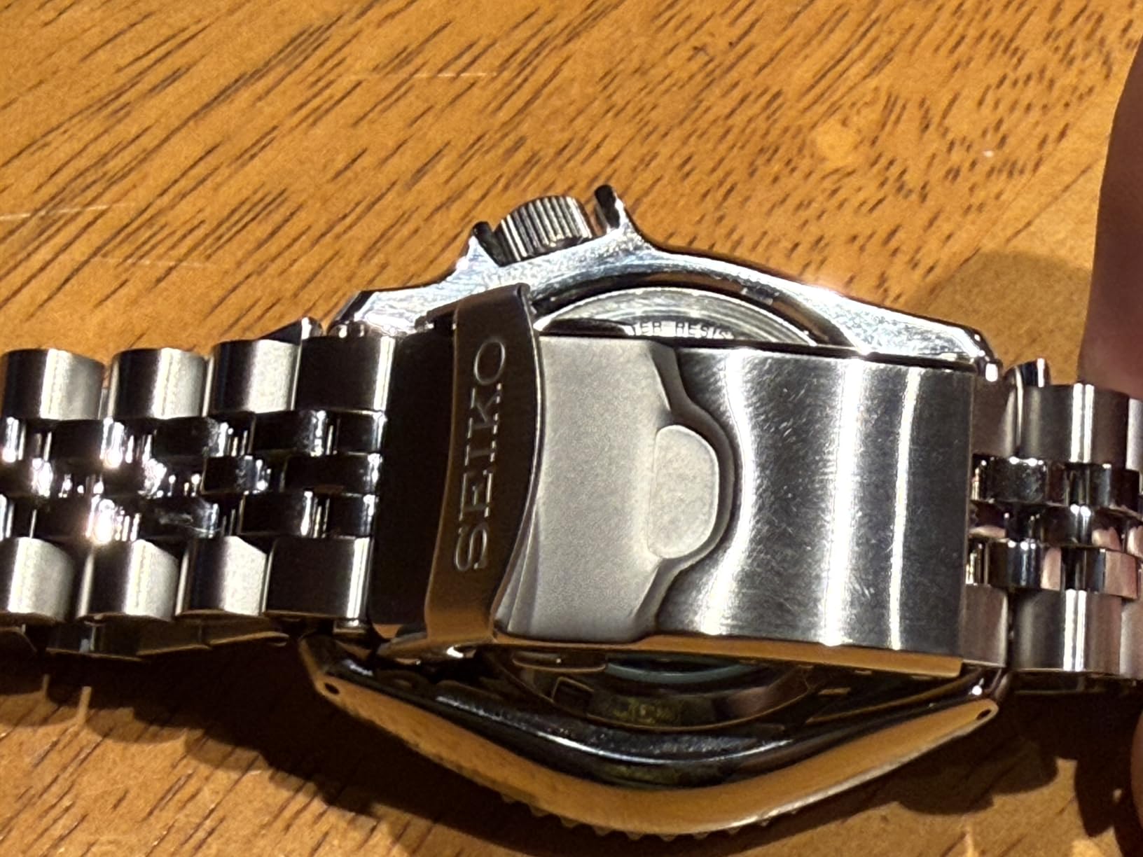 SEIKO SSK001 Automatic Watch for Men - 5 Sports - Black Dial with Date Calendar and Luminous Hands & Markers and Black & Gray GMT Bezel, 100m Water-Resistant customer photo 1
