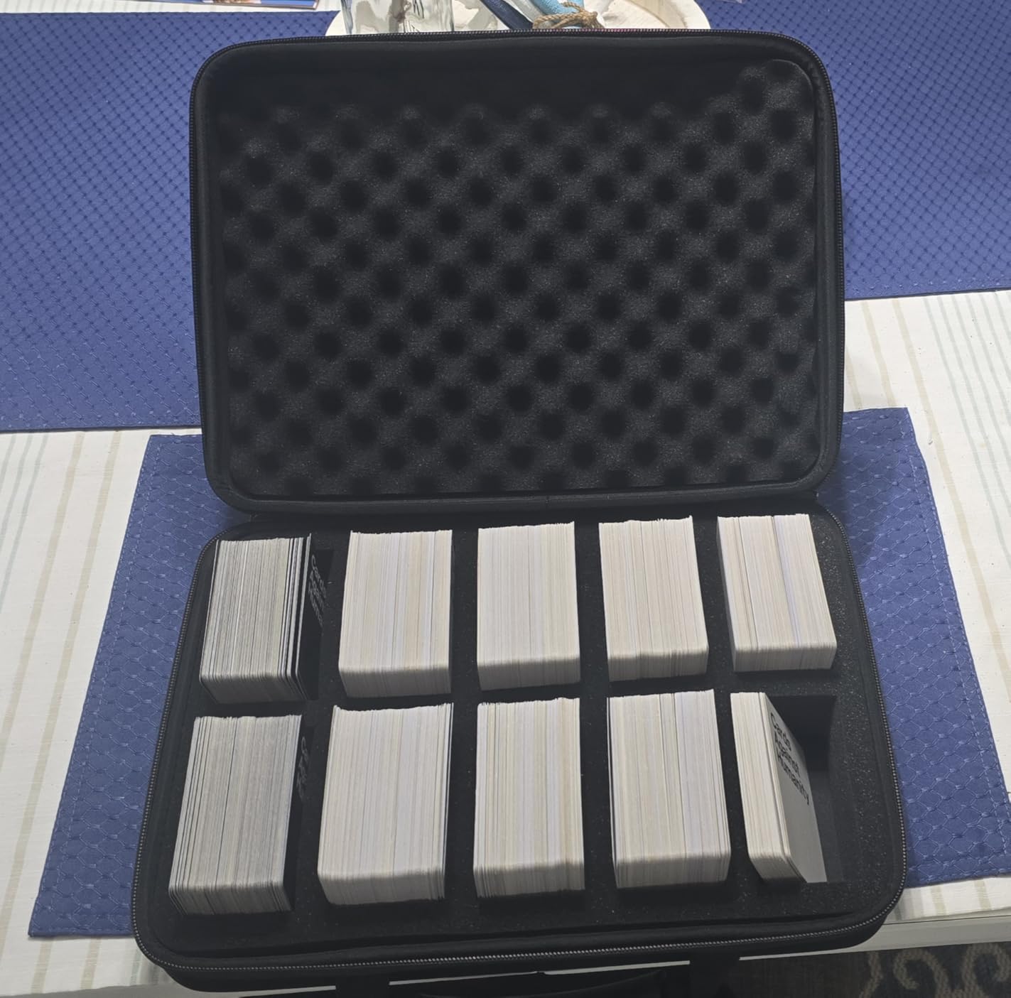 1200-2200 Card Game Case for Cards Against Humanity Game,Collectible Trading Card Storage Holder Compatible for Pokemon Cards, Sports Card and Baseball Cards,Playing Card Travel Carrying Case Fit All customer photo 1