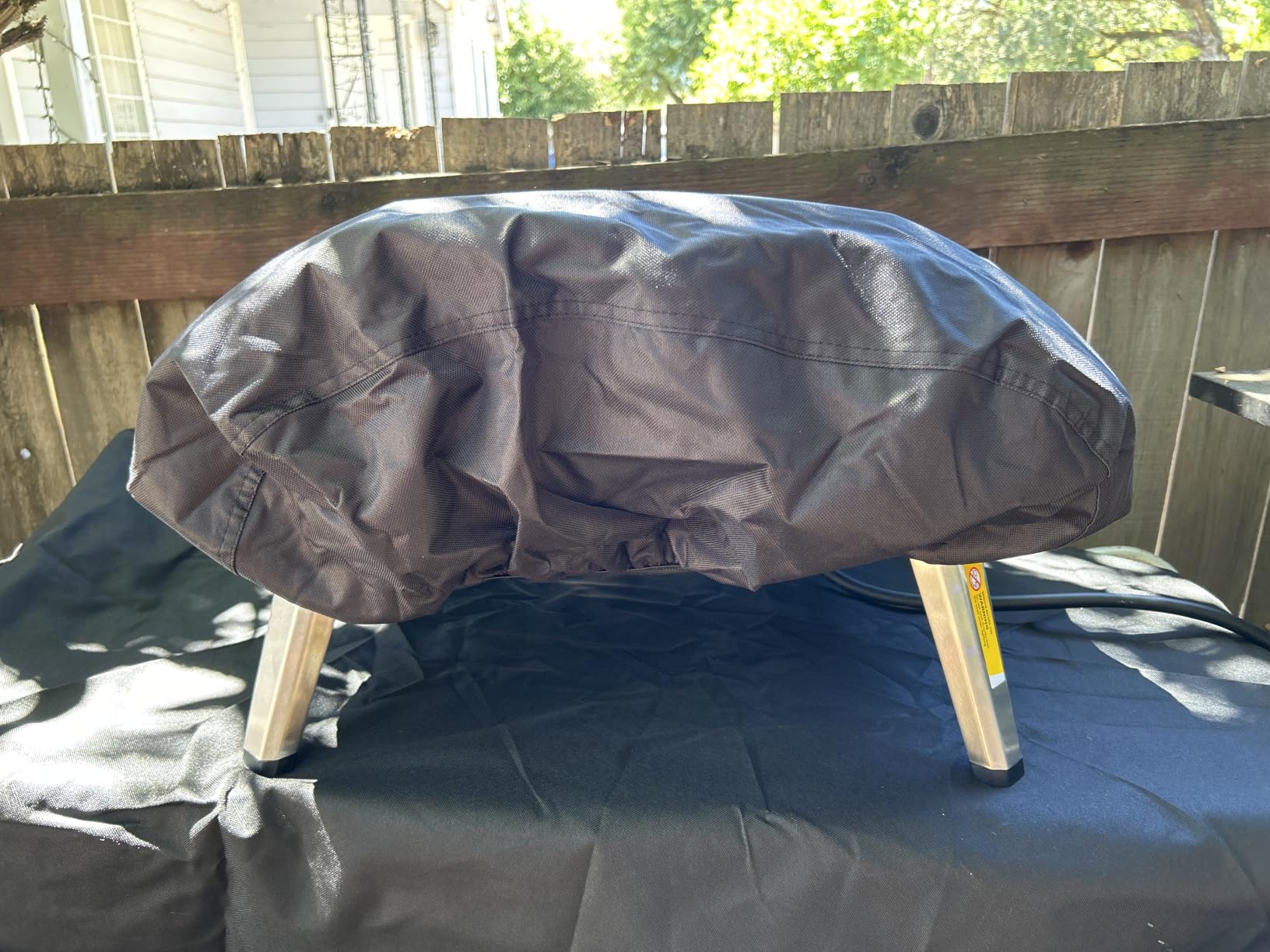 ZJYWSCH Pizza Oven Cover for Ooni Koda 12 Gas Pizza Oven 600D Heavy Duty Portable Gas Pizza Oven Cover Koda 12 Outdoor Waterproof customer photo 1