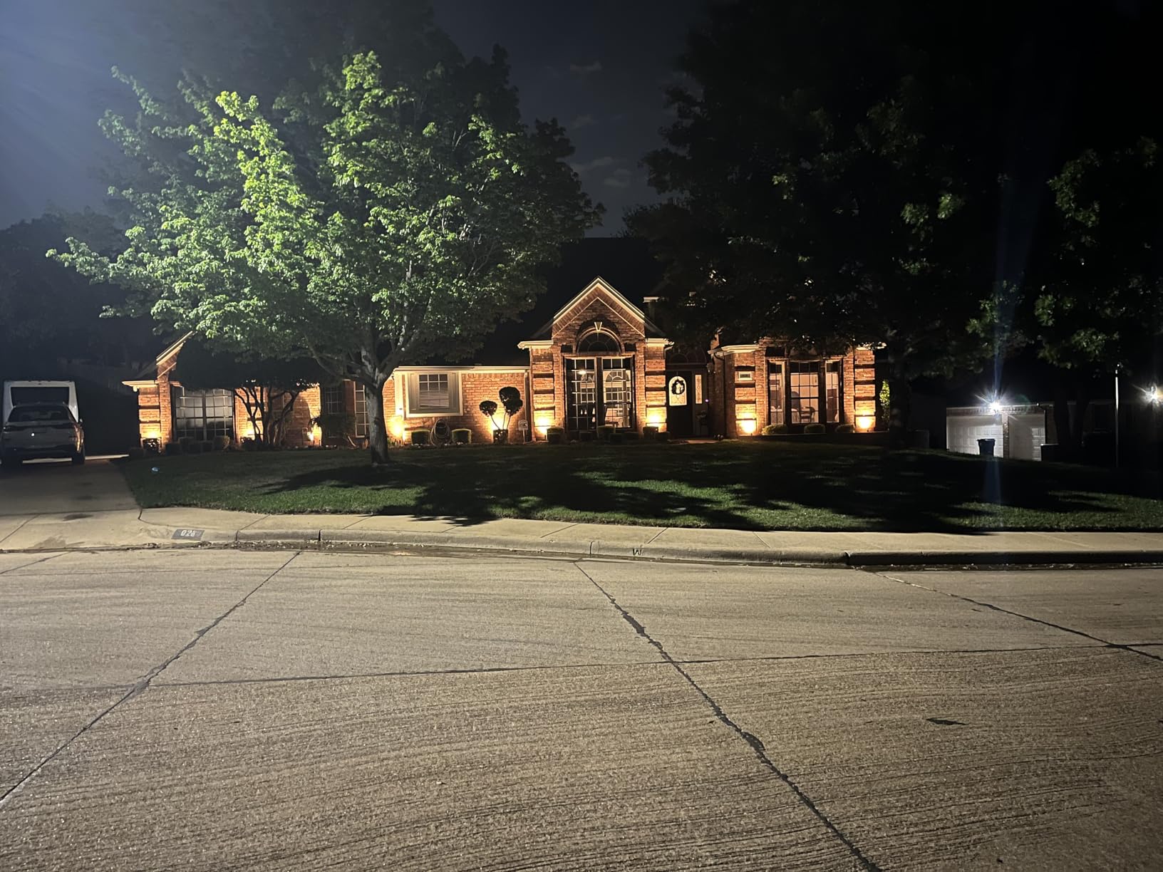Solid Brass Outdoor Landscape Spotlights, 12V Heavy Duty Low Voltage LED Spot Light Waterproof for Garden and Yard Up Lighting, Bronze Accent Lighting Fixture Without MR16 Bulb, 6 Pack customer photo 2