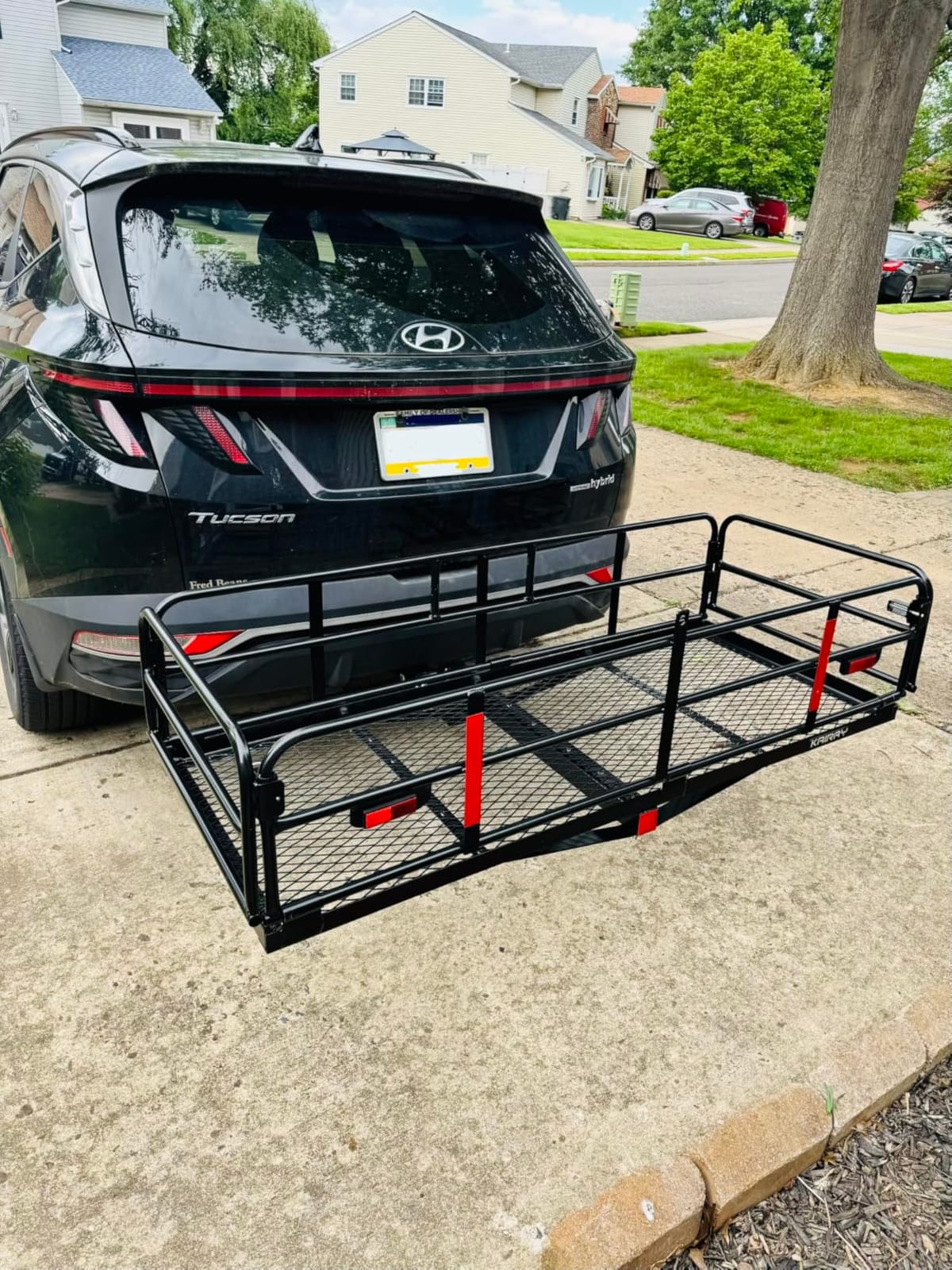 KAIRAY 500 Lbs Heavy Duty Hitch Mount Cargo Carrier 60