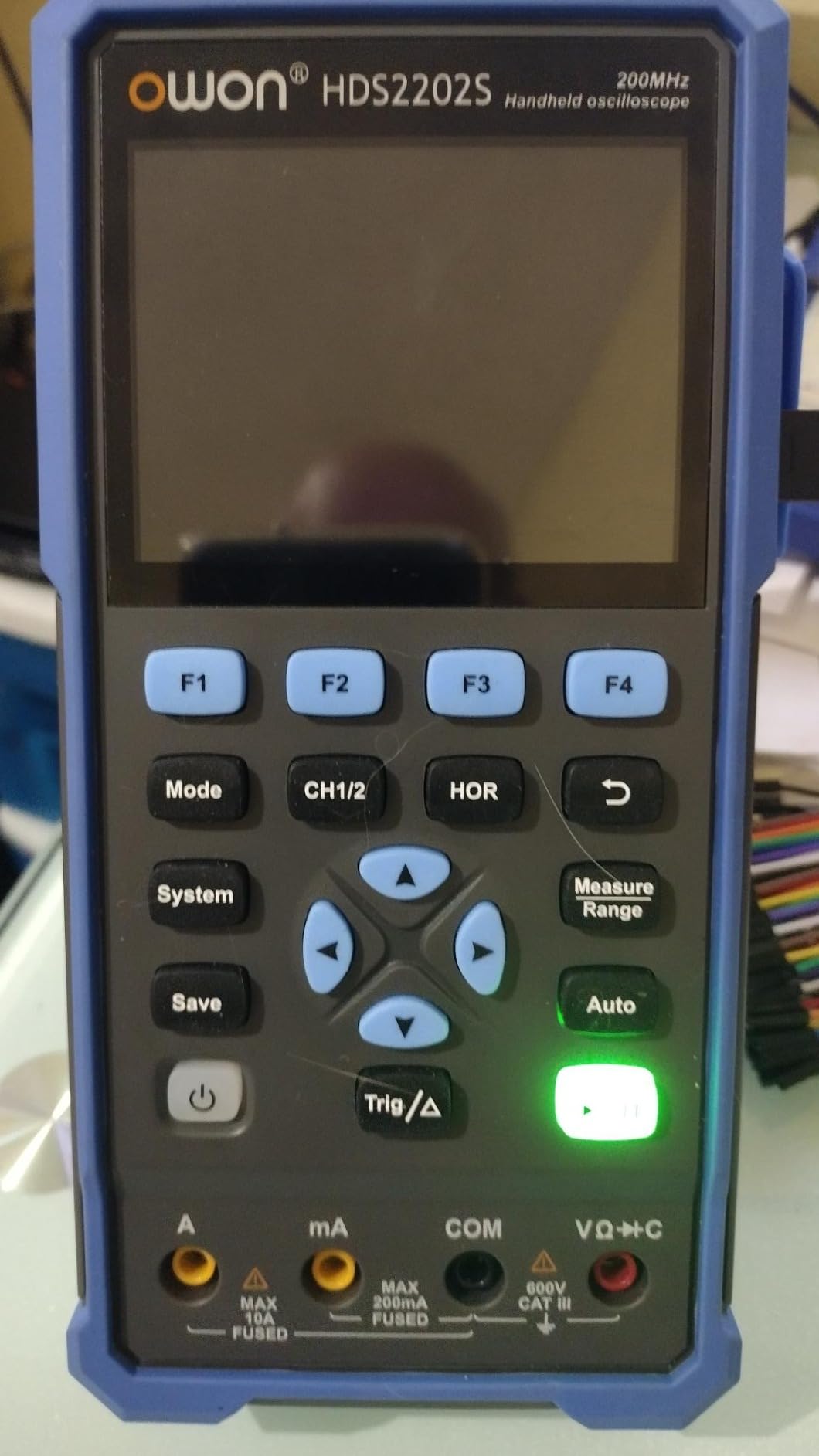 OWON HDS2202S Oscilloscope 3 in 1 200MHz Professional Handheld PC Oscilloscope, 20000 Counts Digital Multimeter 3.5 inch LCD Display Universal Test Instrument (Oscilloscope+Multimeter+Generator) customer photo 1
