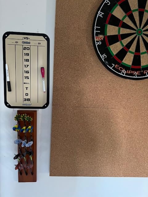 GoSports Dry Erase Steel Darts Scoreboard - Cricket and 01 Dart Games with 2 Magnetic Markers customer photo 2