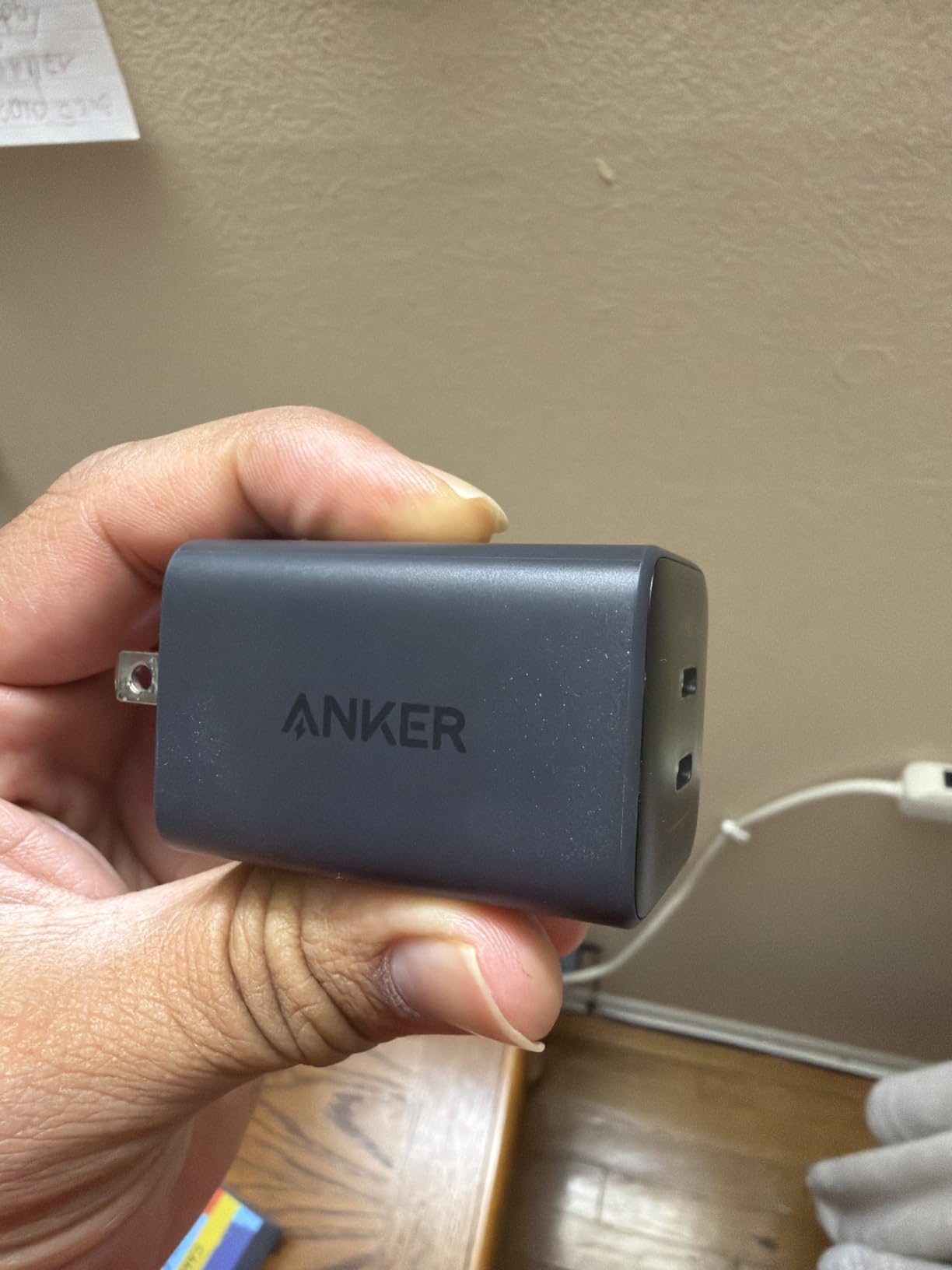 Anker Nano Phone Charger, 47W Max 2-Port GaN Fast Charger USB C customer photo 1