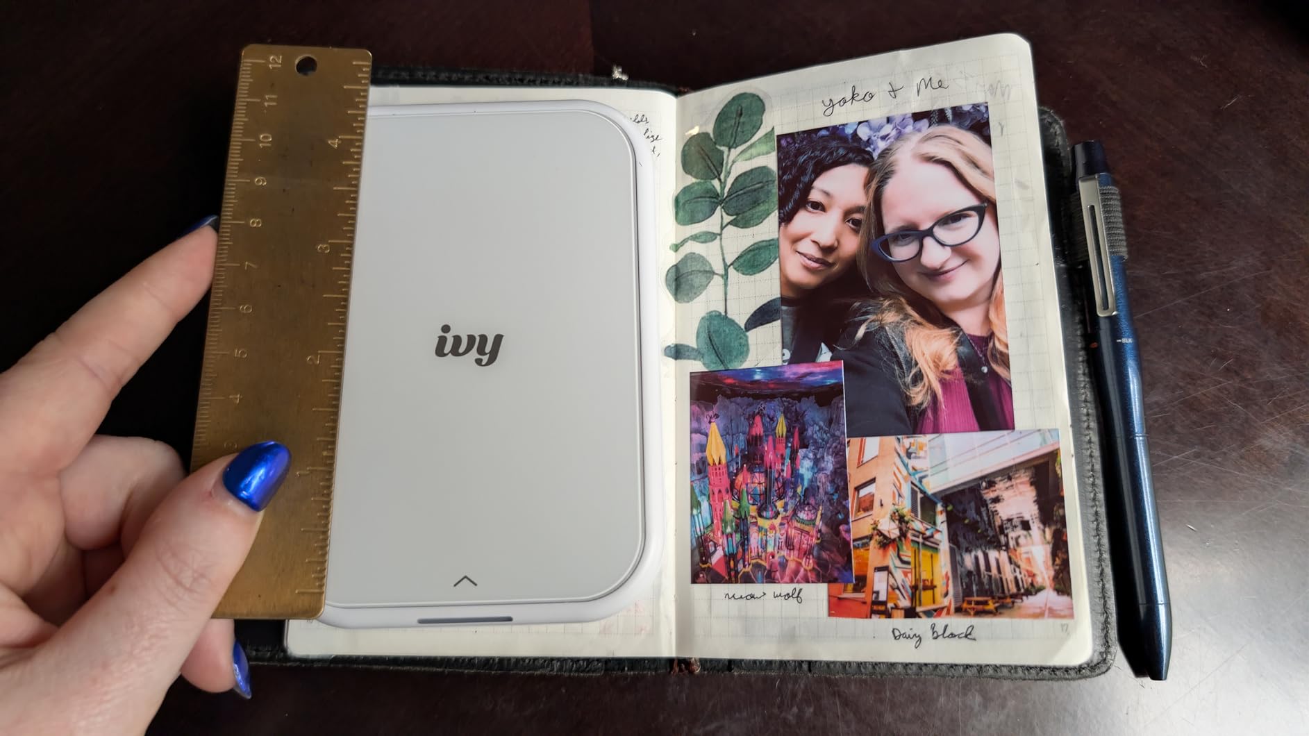 Canon Ivy 2 Mini Photo Printer, Print from Compatible iOS & Android Devices, Sticky-Back Prints, Blush Pink customer photo 1