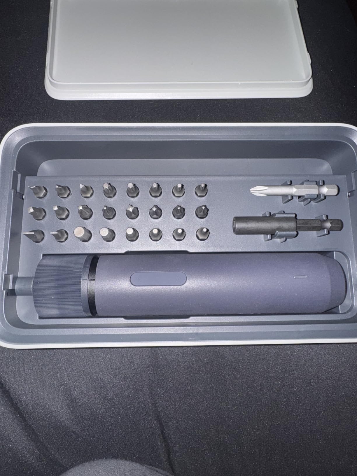 HOTO 25-Piece Upgraded Electric Screwdriver Kit, Cordless Screwdriver | 1/4'' Hex, Magnetic Lid, 1500mAh Rechargeable, LED Light customer photo 1