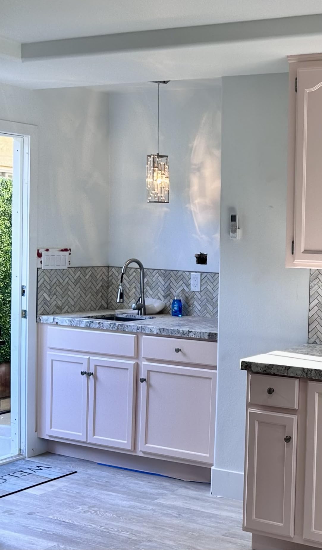 Black Pendant Lighting Modern Pendant Light, Mini Crystal Chandeliers,Adjustable Pendant Light Fixture for Kitchen Island Dinning Room Bedroom (2 Pack) customer photo 1
