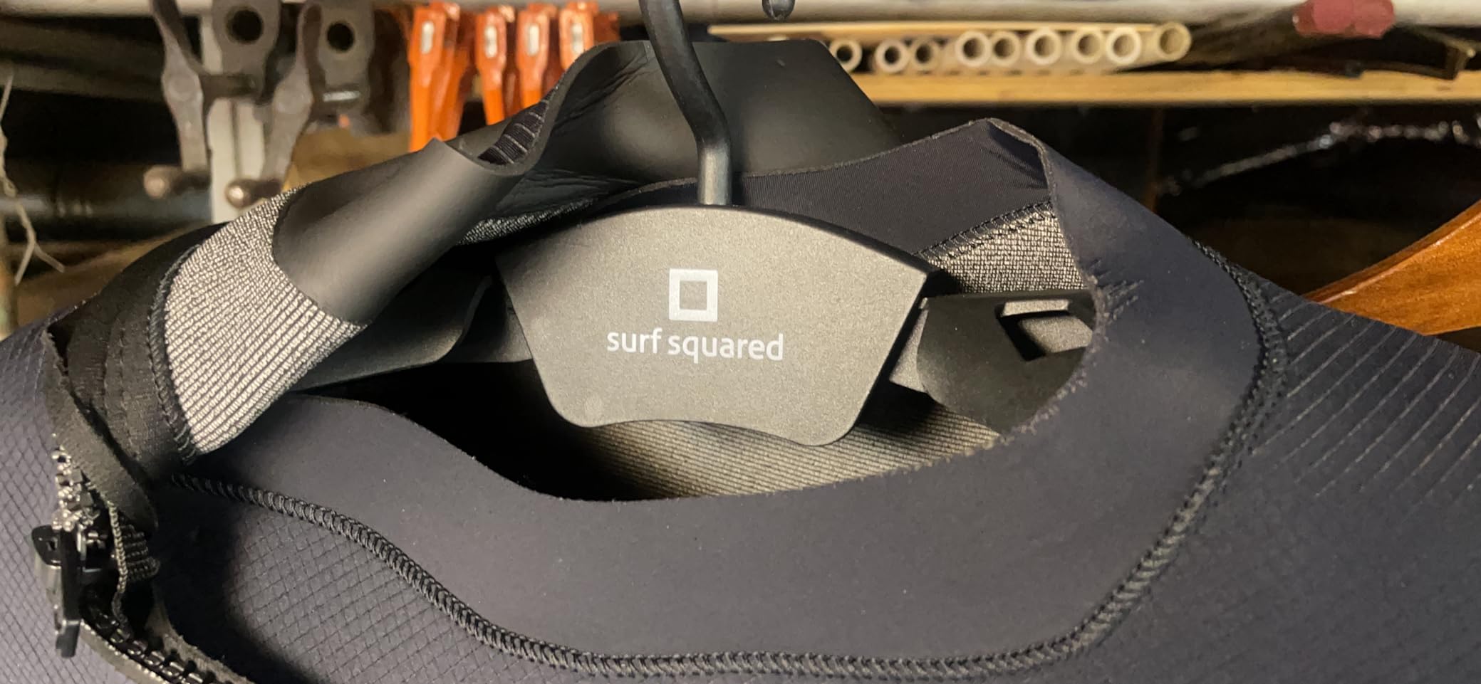 Wetsuit Hanger Drying - Foldable Vented Quick Dry Suit Hanger | 360 Rotating Hook, Curved Shoulder Support, Fits All Suit Sizes, Ideal for Wetsuits, Drysuits, Rash Guards & Board Shorts customer photo 2