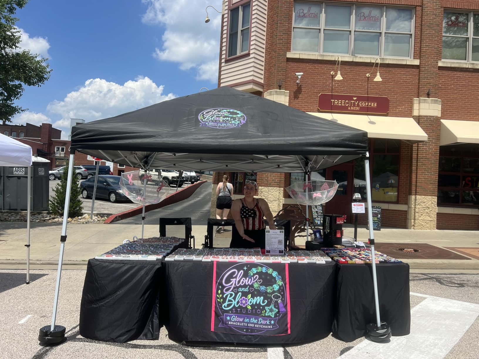 CROWN SHADES 10X10 Commercial Instant Pop Up Canopy, White | 300D Silver-Coated Fabric, CenterLok One Push Tent, STO-N-Go Bag, 3 Height Adjustment, 4 Sidewalls customer photo 1