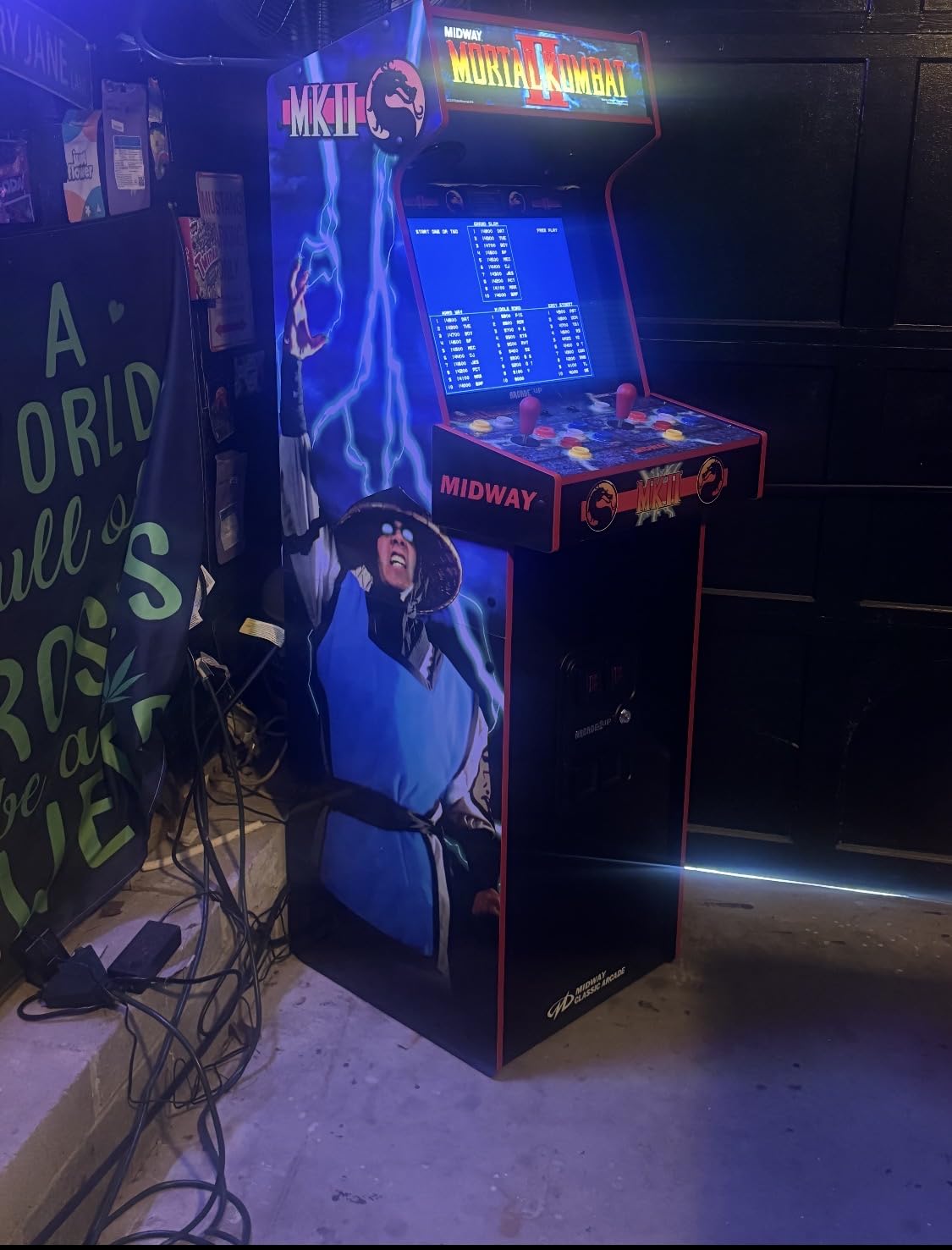 ARCADE1UP Mortal Kombat II Deluxe Arcade Machine Gaming Cabinet with 14 Games, Real Feel Joysticks and Buttons and 17-Inch Color Screen customer photo 1