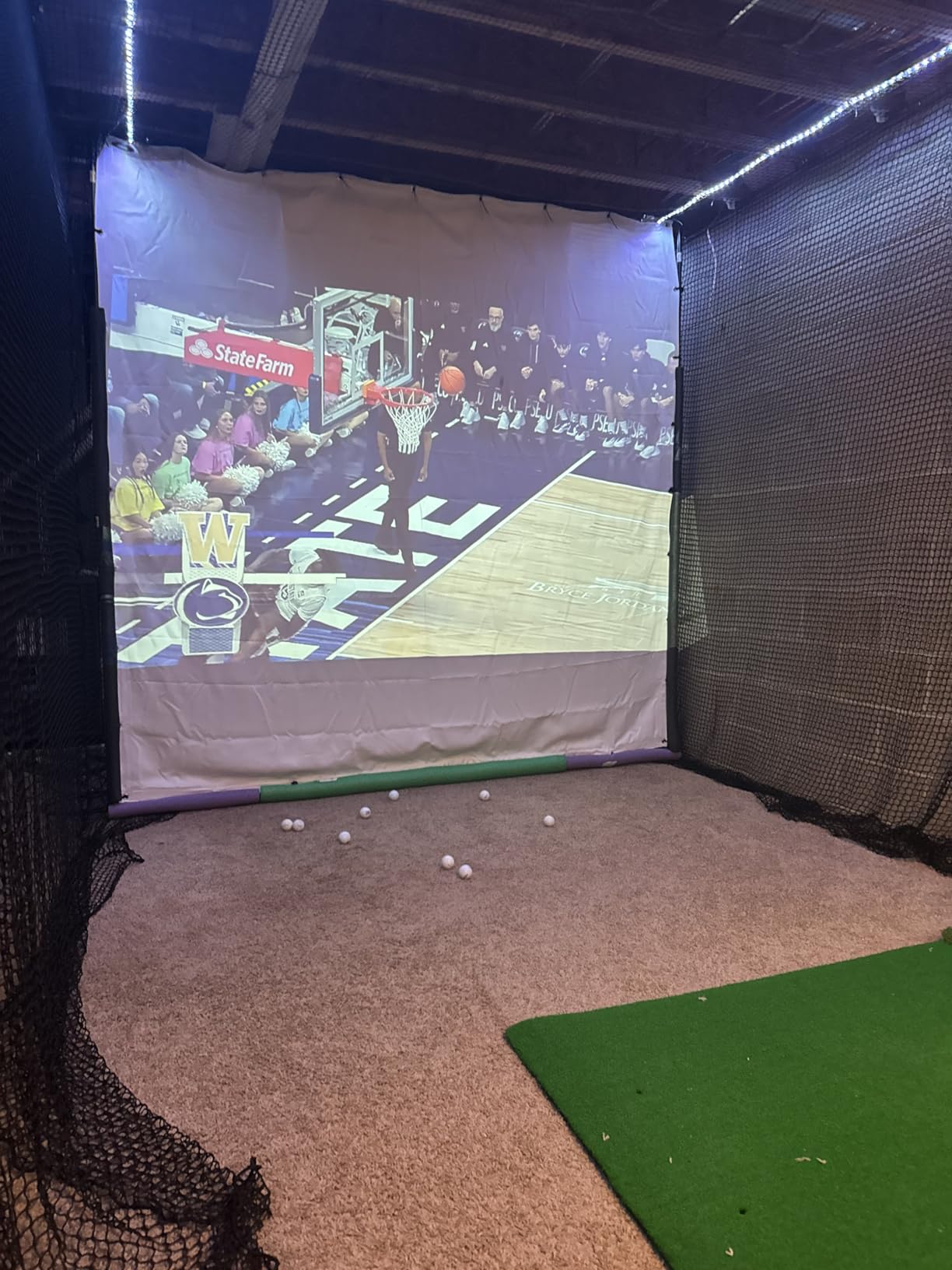 aikeec Golf Simulator Impact Screen, HD Golf Projector Screen customer photo 2