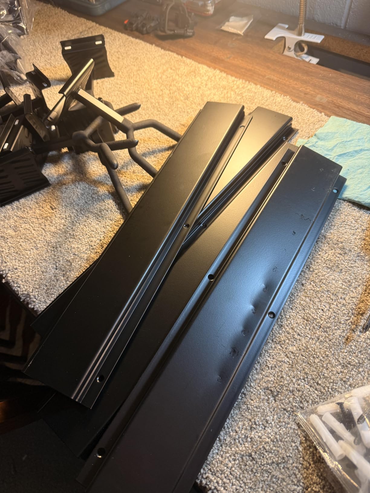 Heavy Duty Steel Gun Rack - Wall Mount, Adjustable 4/8/12 Slot Indoor Gun Racks, Securely Display Shotgun & Rifle customer photo 2