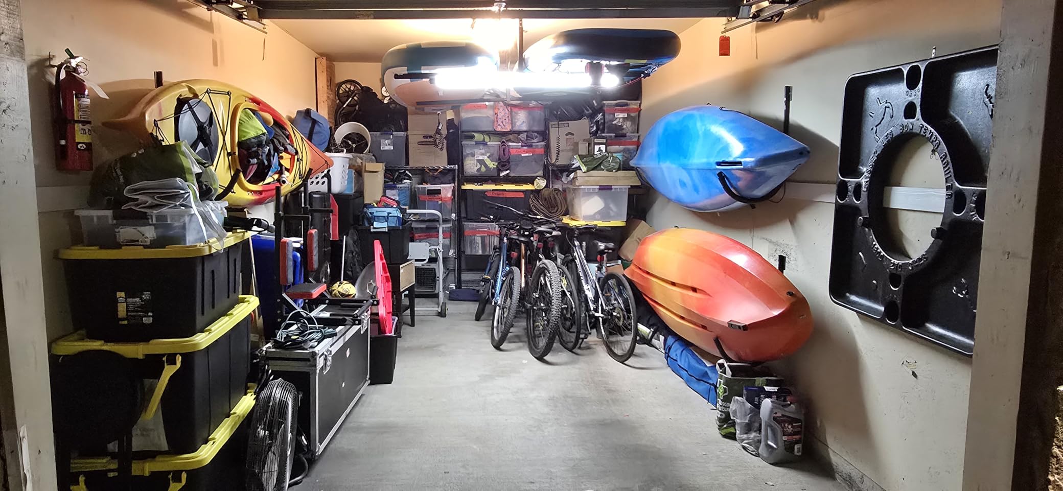 GoSports Kayak Rack for Garage Ceiling Mount - Adjustable Storage Hangers for 2 Kayaks, SUPs, or Surfboards customer photo 2