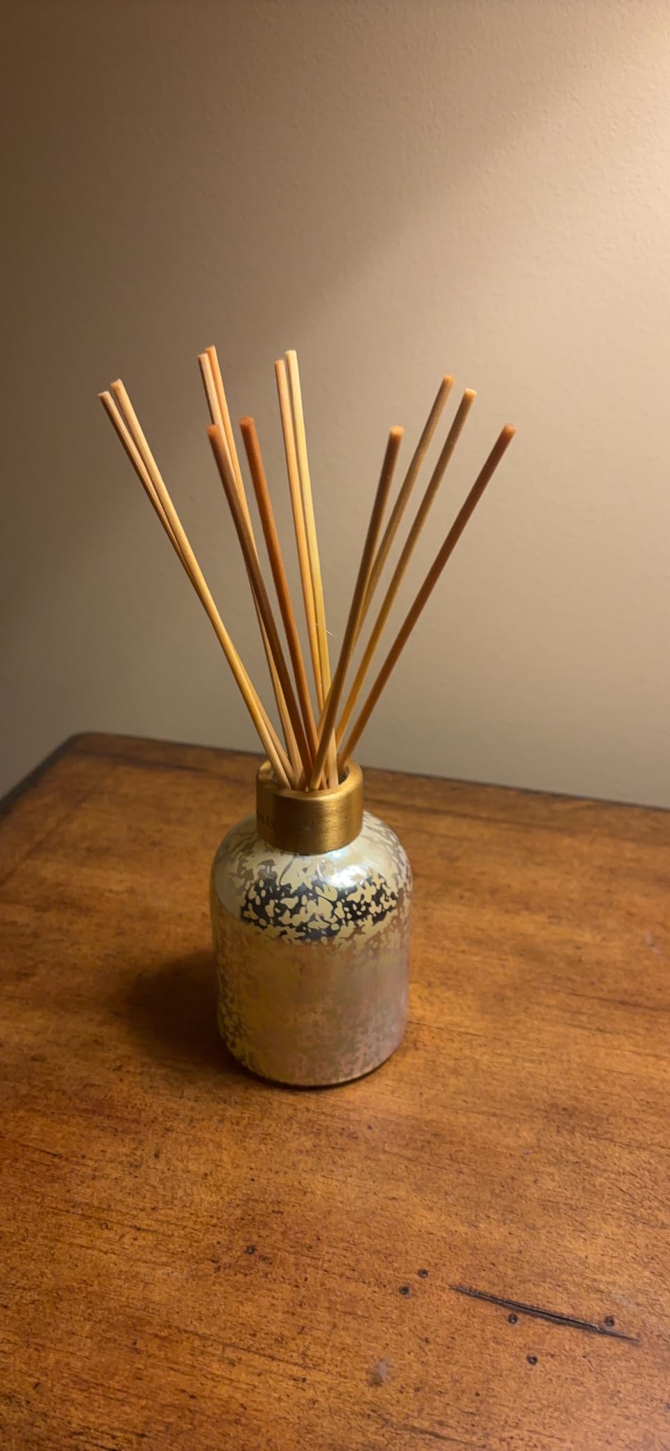 Capri Blue Reed Diffuser - Reed Diffuser Set Includes Scented Oil, Sticks, and Mercury Iridescent Glass Bottle - Home Decor Room Fresheners - Volcano (5.7 fl oz) customer photo 1