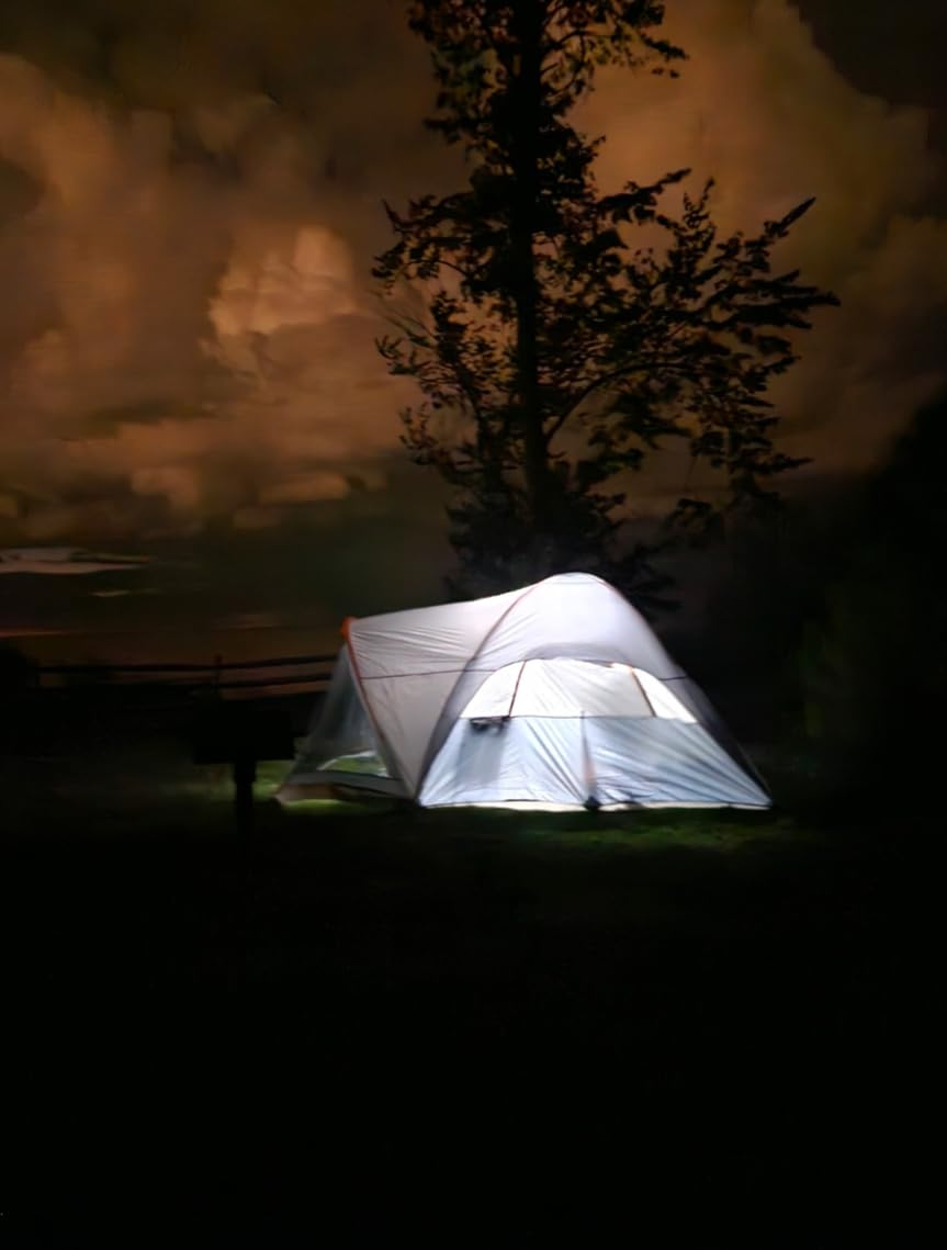 UNP Camping Tent with Screen Room, Portable 6 Person Camping Tent with Screen Porch, Family Dome Tent for Camping Outdoor - 14'x11'x72''(H) customer photo 1