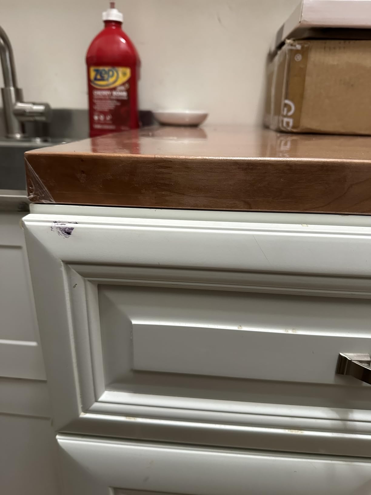 Butcher Block Counter Top, USA Grown Cherry Solid Hardwood Countertop, Wood Slabs for Kitchen, Reversible, Both Side Polished, Prefinished with Food-safe Oil, 1.5