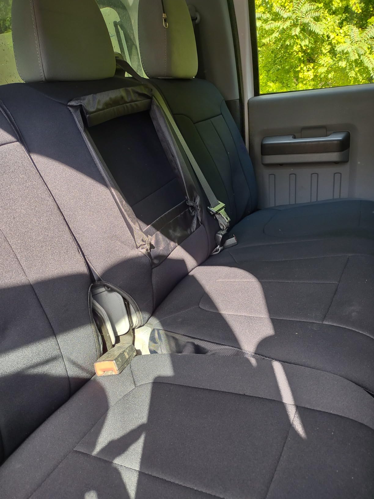 Rough Country Neoprene Seat Covers for Ford F-250/F-350 Super Duty (2011-2016) - Waterproof & UV Resistant, Foam Padded, Front & Rear Seat Cover Set customer photo 1