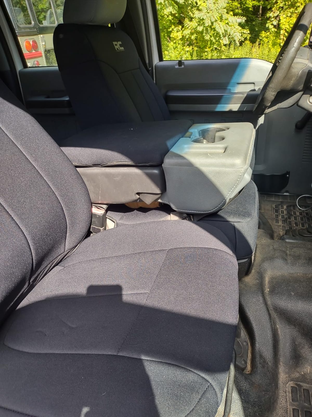 Rough Country Neoprene Seat Covers for Ford F-250/F-350 Super Duty (2011-2016) - Waterproof & UV Resistant, Foam Padded, Front & Rear Seat Cover Set customer photo 2