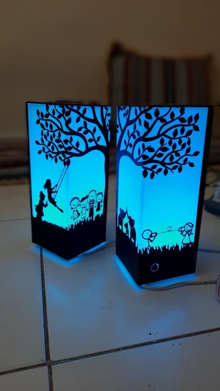 ZOCI VOCI Friendship Lamps, Telepathy Tree, Long Distance WiFi Touch Light, Stay Connected from Anywhere, 250+ Colors, Gift for Couples, Friends & Family, Father's Day, No Subscription (Pack of 1) customer photo 1