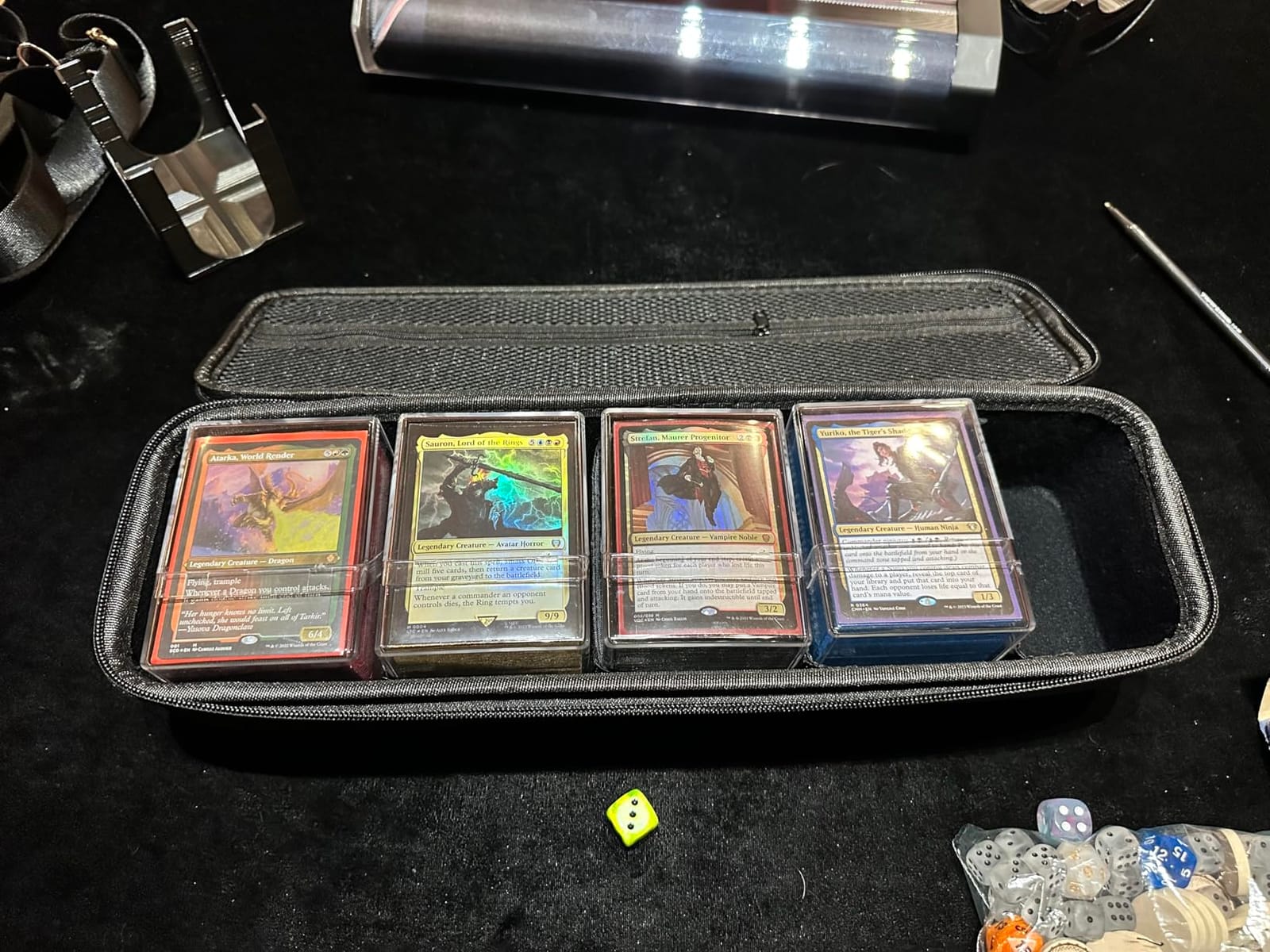 ProCase Trading Card Storage Case with 5 Dividers, Carrying Case Store 1200 Cards Durable Playing Card Game Travel Box Top Loader for MTG, Cards Against Humanity and Board Game customer photo 1