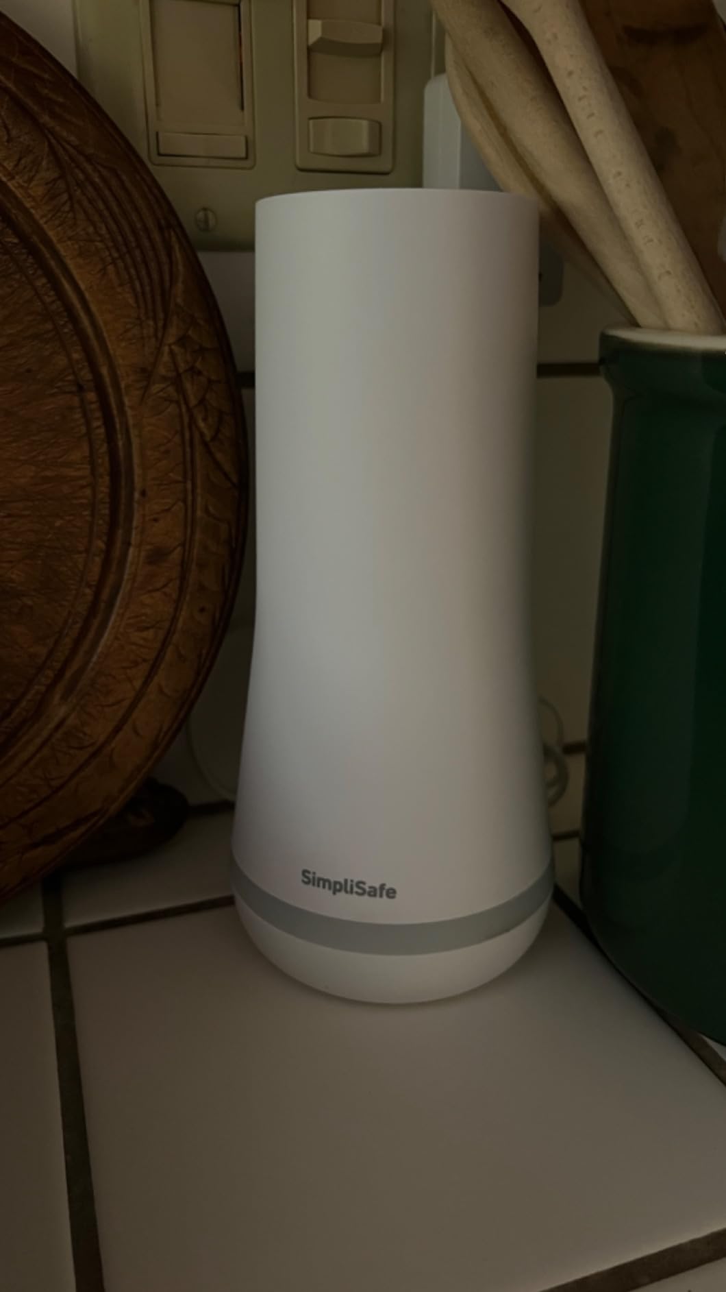 SimpliSafe 11 Piece Wireless Home Security System Gen 3 with Wireless Indoor HD Camera - Optional 24/7 Professional Monitoring - No Contract - Compatible with Alexa and Google Assistant, White customer photo 2