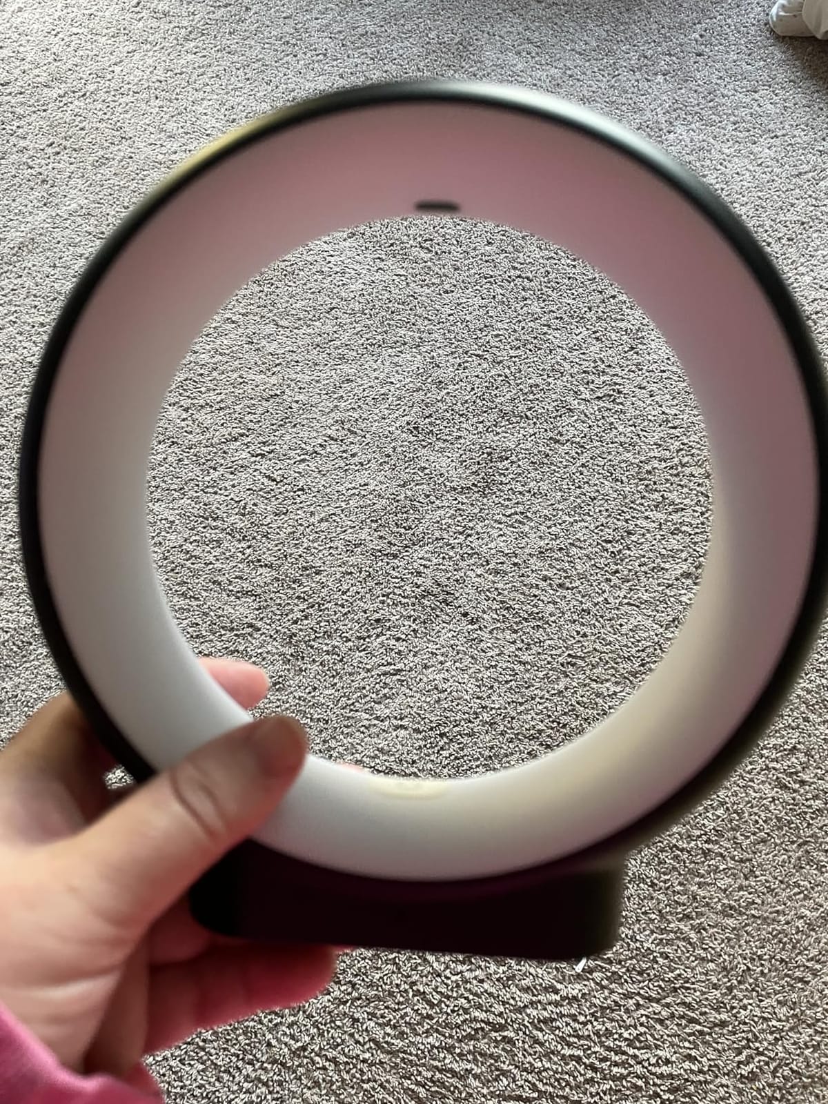 LuvLink Infinity Lamp v2 Award Winning Friendship Lamp - Simple Bluetooth Setup (Single, Black) customer photo 1