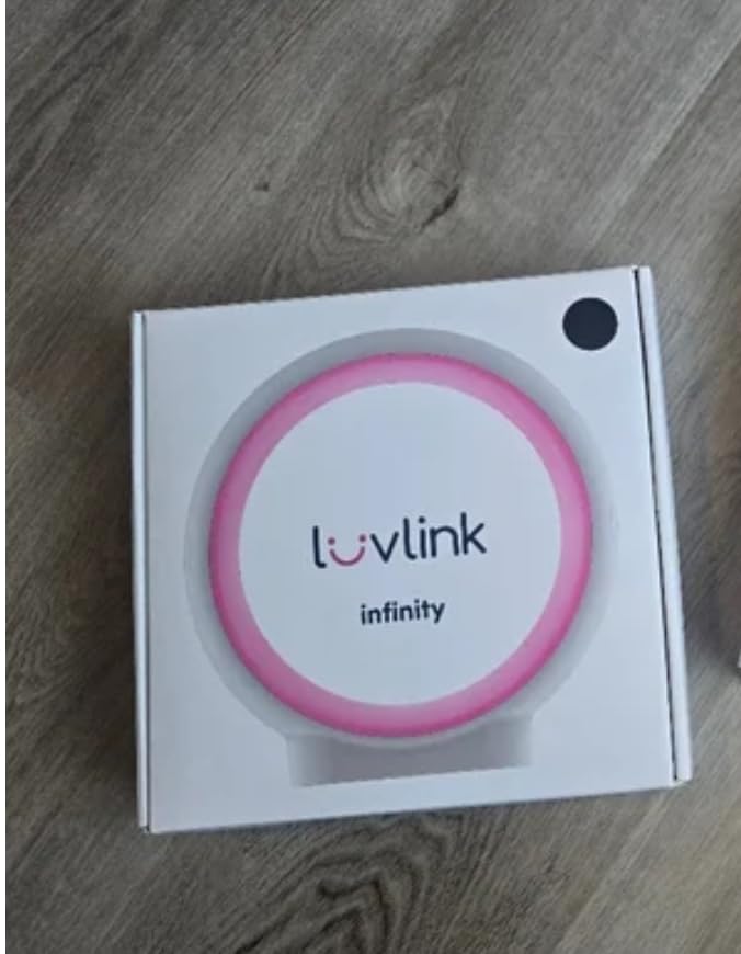 LuvLink Infinity Lamp v2 Award Winning Friendship Lamp - Simple Bluetooth Setup (Single, Black) customer photo 2