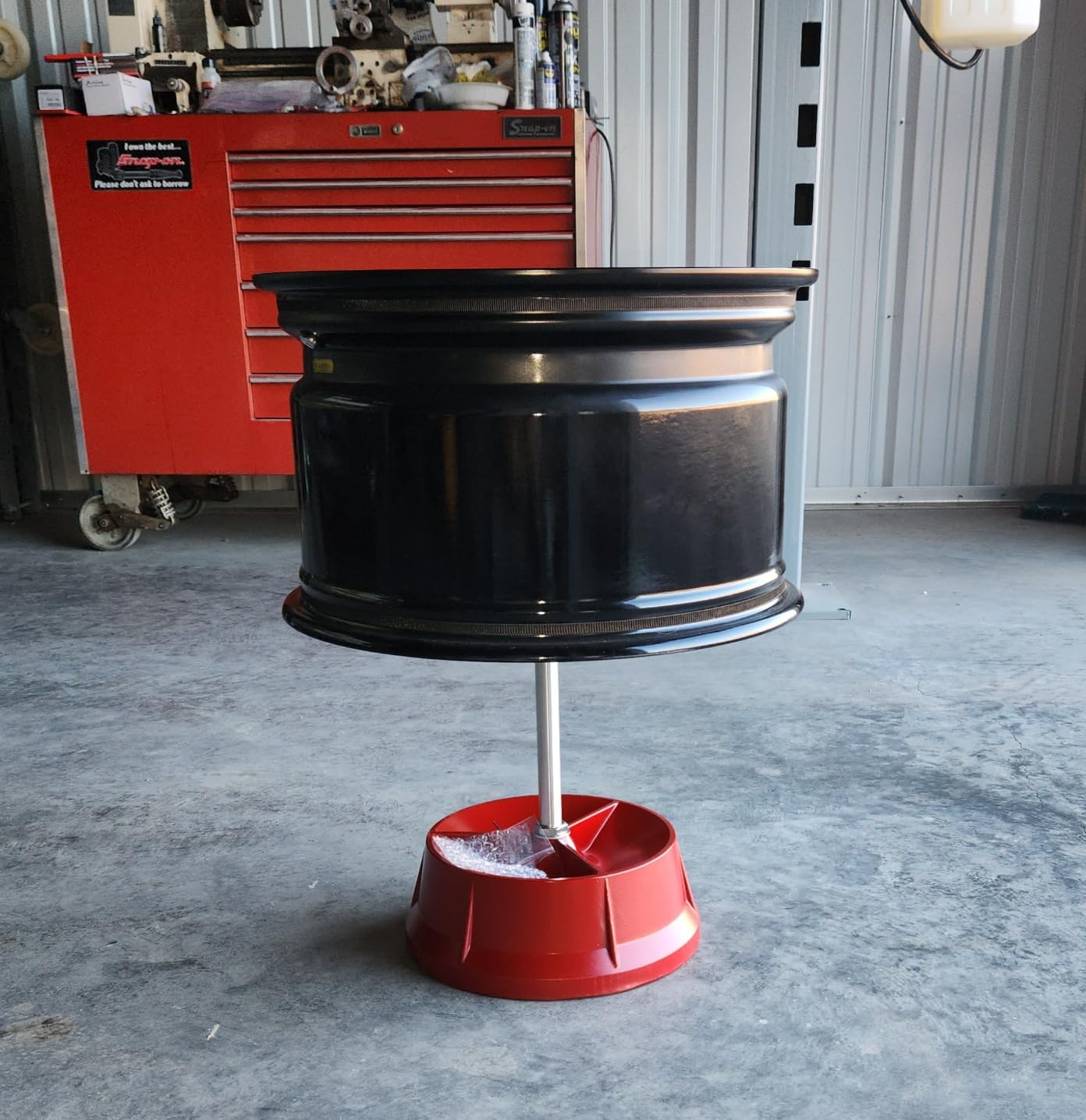 NYXOVA Portable Bubble Wheel Balancer, Tire Balancer with Bubble Level | Heavy Duty Wheel Balancer with Bubble Level, Tire Balancing for Cars & Trucks, Rim Tire Balancer Machine customer photo 1
