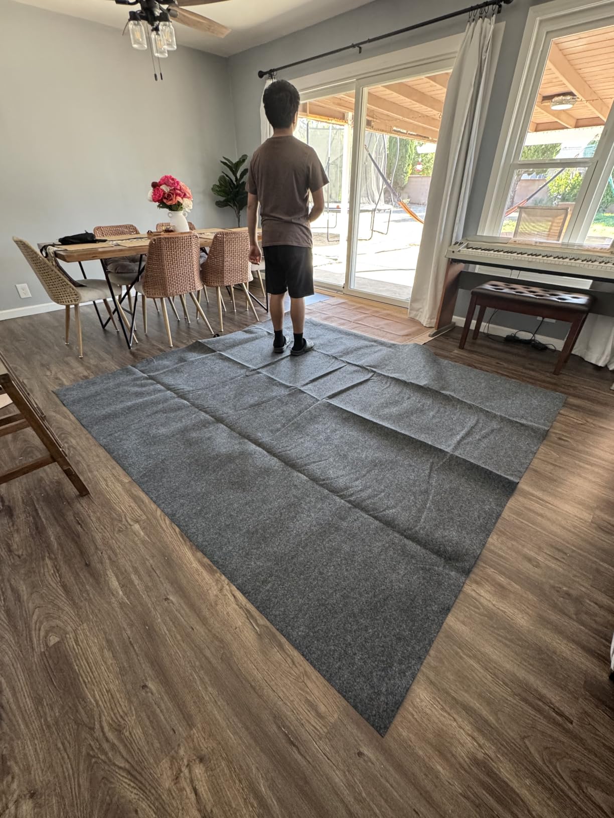 Drymate Tent Carpet Mat, Protective Waterproof Liner Keeps You Warm & Dry, Camping Floor Rug Accessory (60