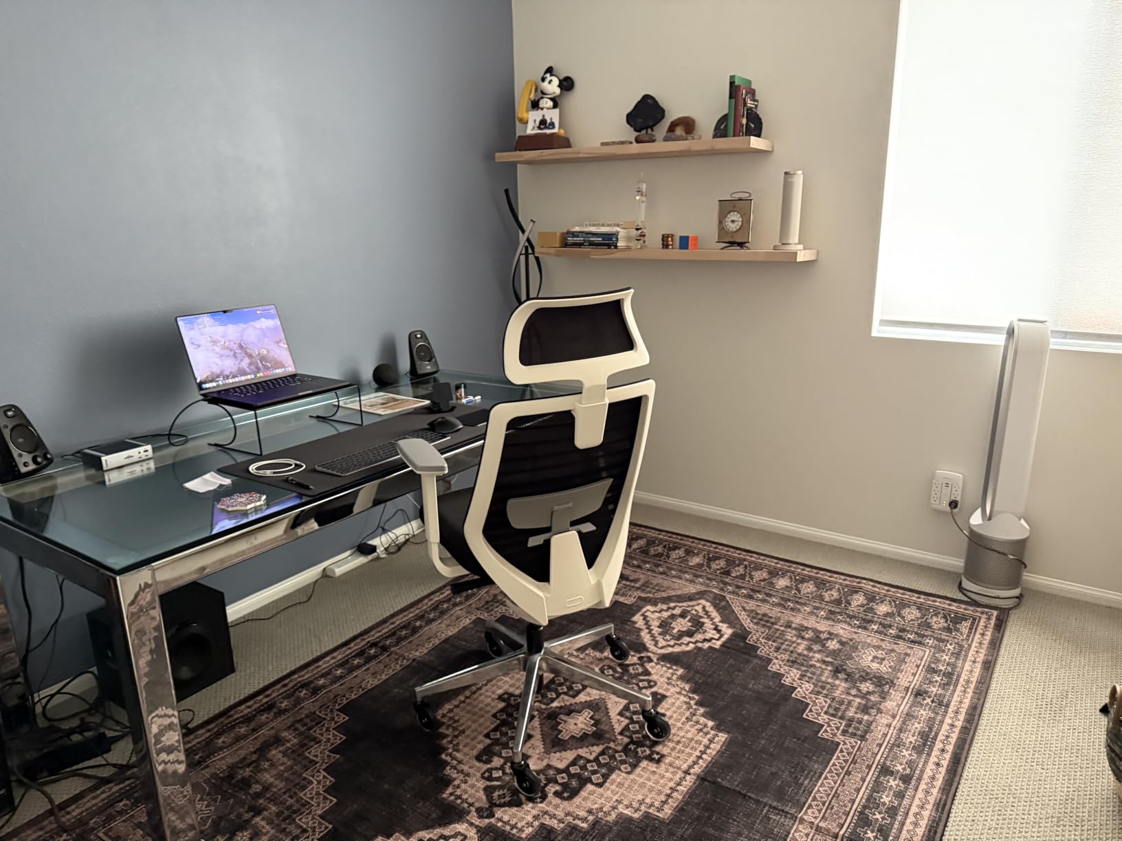 Branch Ergonomic Chair, Versatile Desk Chair with Adjustable Lumbar Support | Breathable Mesh Backrest and Smooth Wheels, Experience Optimal Comfort and Support, Black customer photo 2