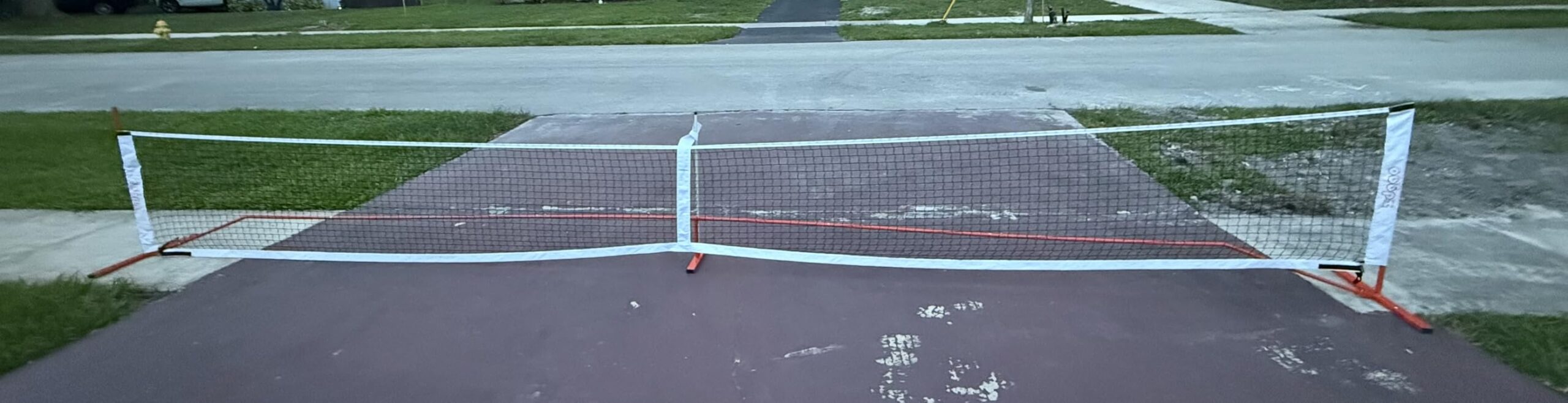 Zdgao Portable Pickleball Net with Pickleballs and Carry Bag for Driveway | 22FT Regulation Size Pickle Ball Net, Weather Resistance Strong Steel Frame, Easy Setup for Indoor Gym, Outdoor Court customer photo 2