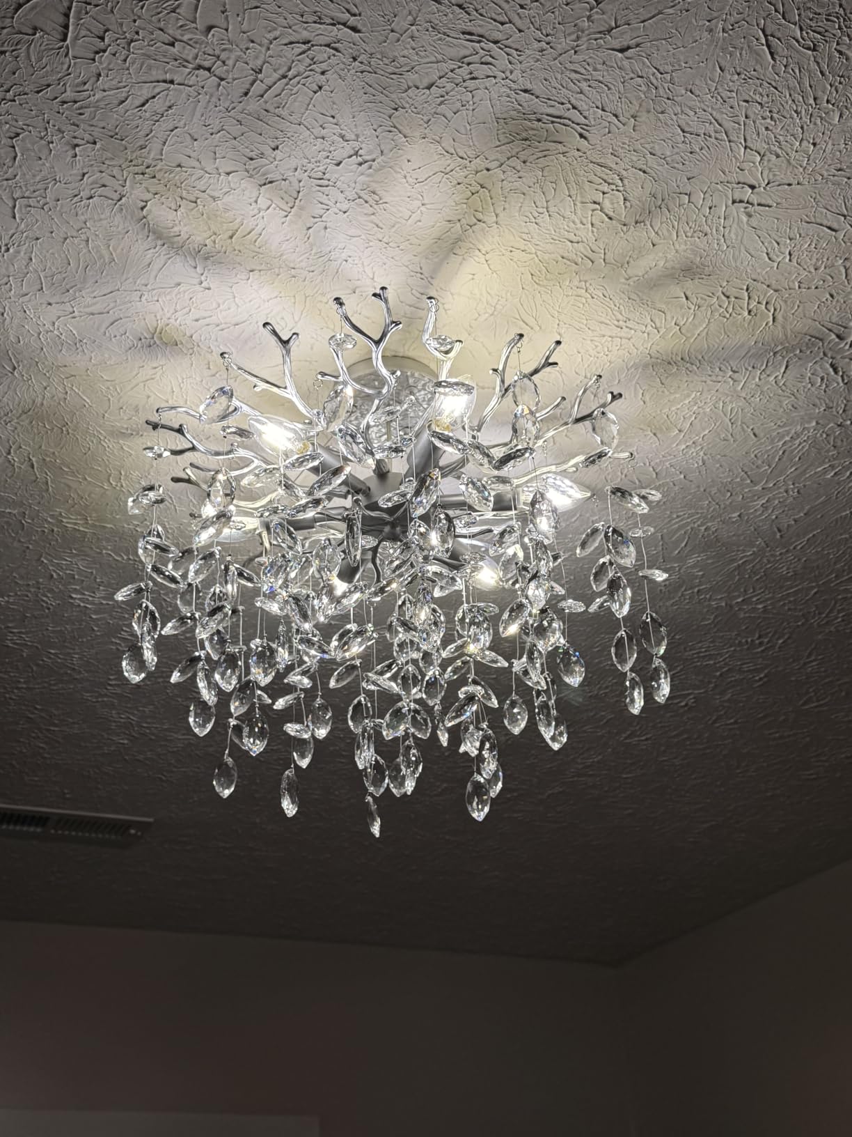 EGM Gold Tree Branch Chandelier 32
