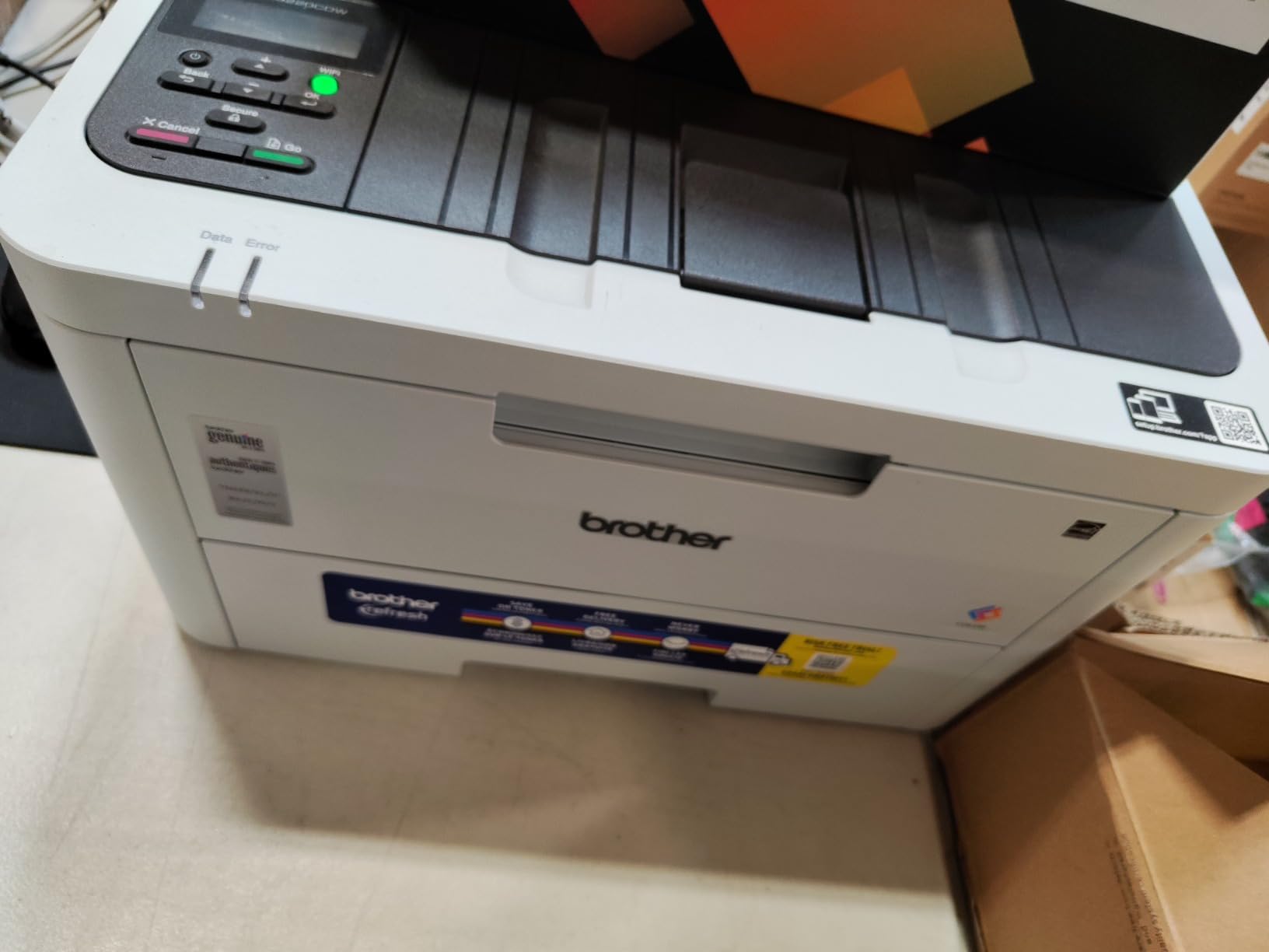 Brother HL-L5210DW Business Monochrome Laser Printer with Duplex Printing, Versatile Paper Handling, Wireless and Gigabit Ethernet Networking, and Mobile Printing, Works with Alexa customer photo 1