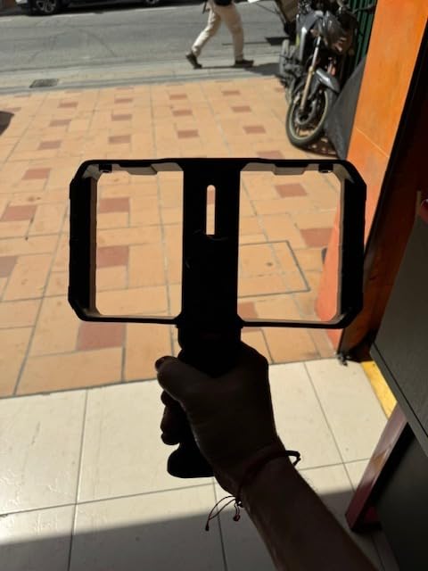 Taisioner Smartphone Video Rig Hand Grip Stabilizer Filmmaking Case | Phone grip with rig phone video stabilizer cold shoe for film maker Compatible with iPhone 15/14/13/12 Pro Max and Android customer photo 1