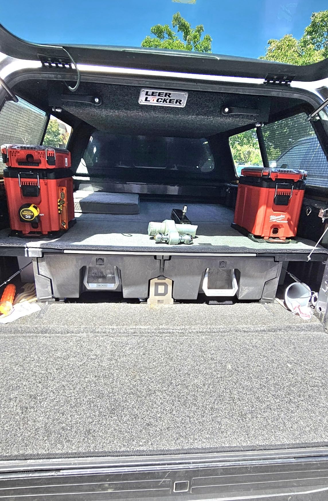 DECKED Truck Bed Storage System Includes System Accessories | Compatible with Ford F150 (2015-current) 6'6