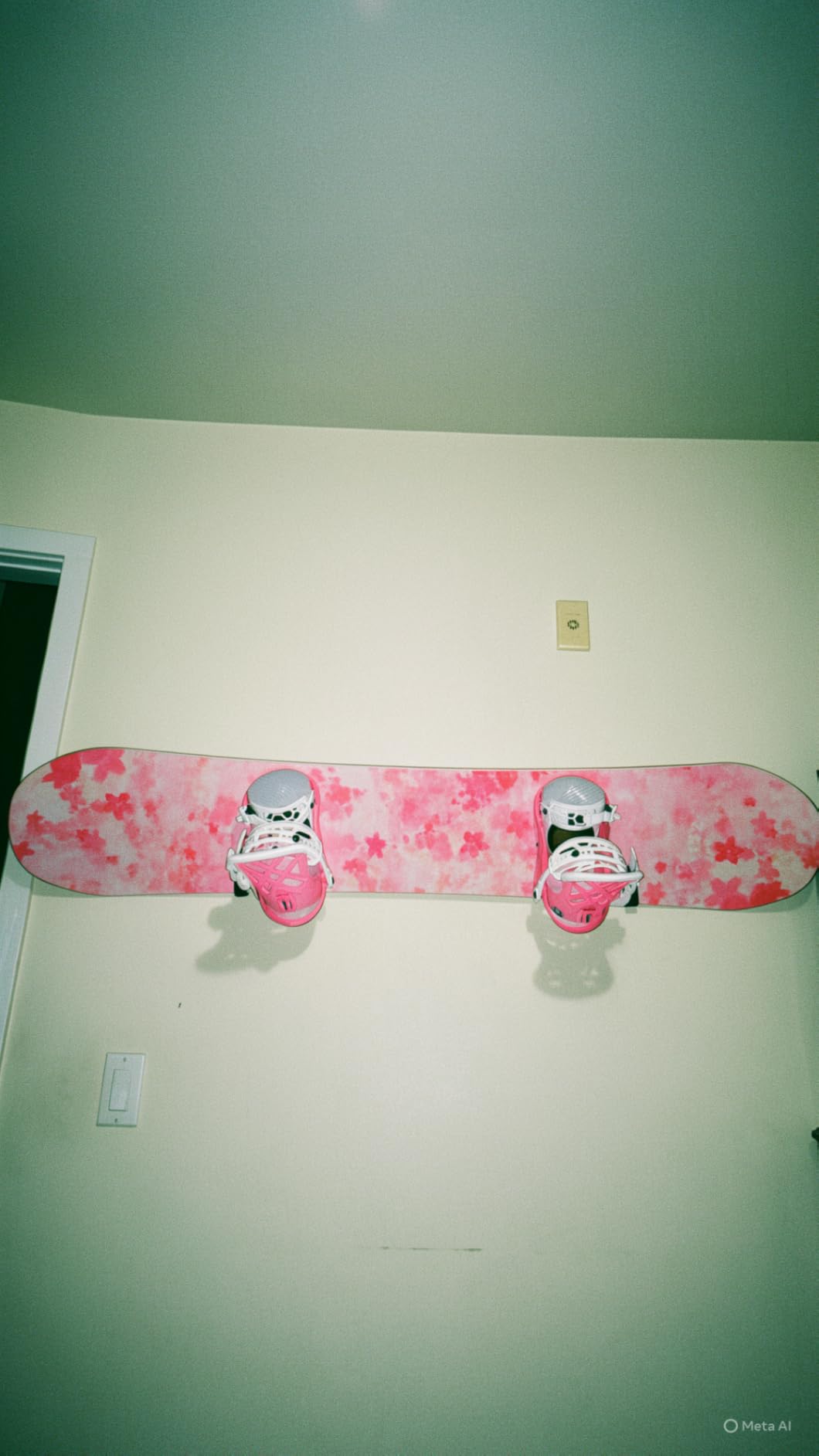 Snowboard Wall Mount Clips, Horizontal Skateboard Wall Mount, Snowboard Display Stand for Room, Garage customer photo 2