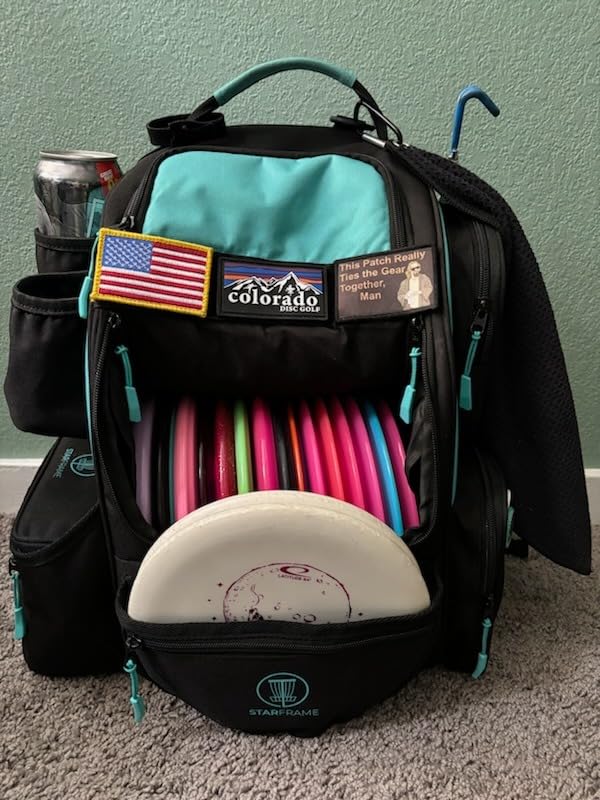 STAR FRAME Beast Disc Golf Bag With Cooler | 25+ Disc Frisbee Golf Backpack | 3-Can Insulated Cooler customer photo 1